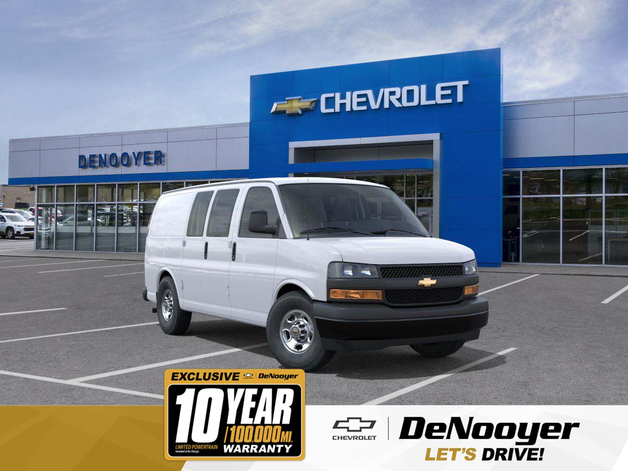 Summit White 2026 Chevrolet Express Cargo 2500 RWD Van Rear-Wheel Drive 8-Speed Automatic