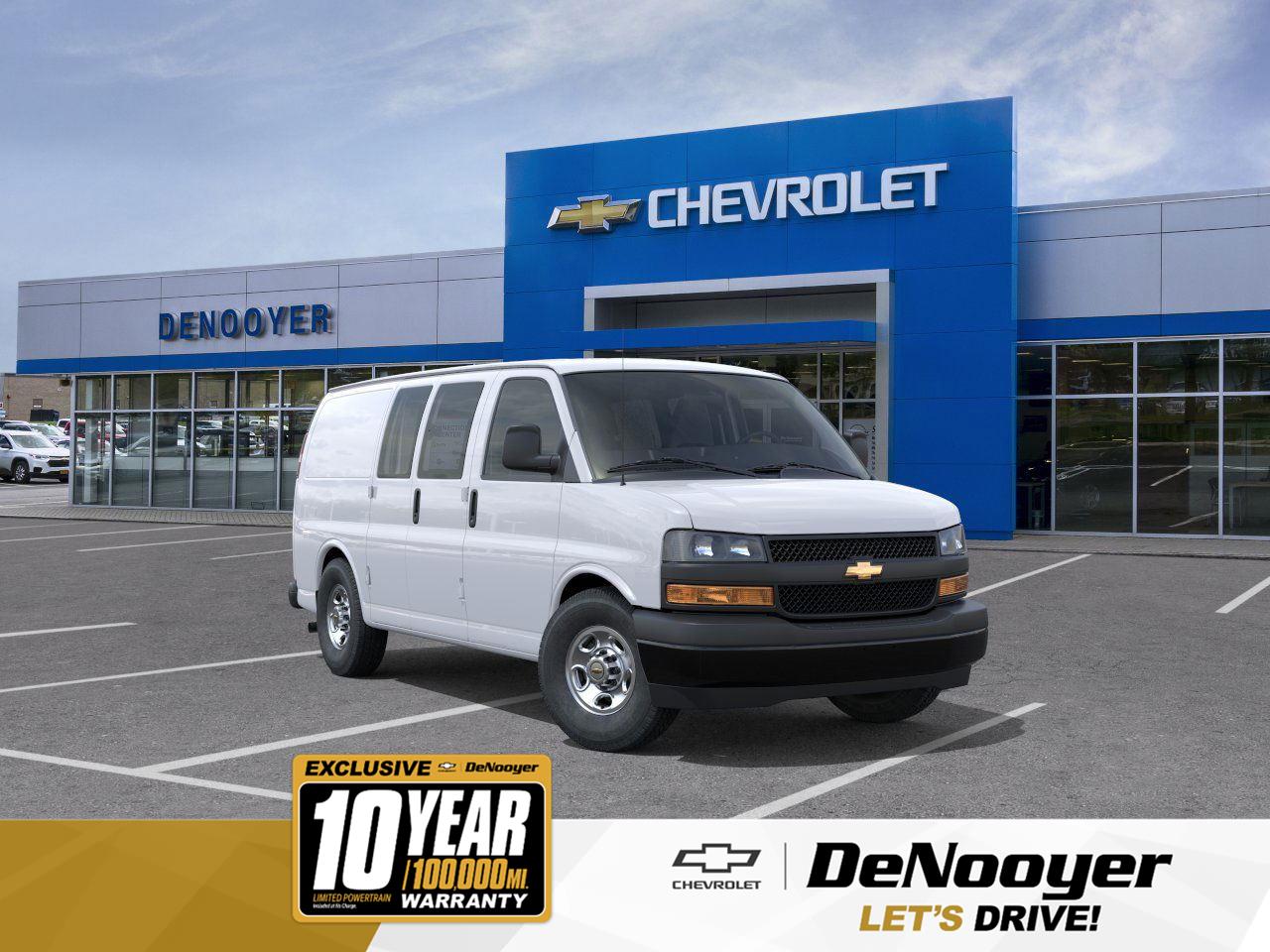 Summit White 2026 Chevrolet Express Cargo 2500 RWD Van Rear-Wheel Drive 8-Speed Automatic