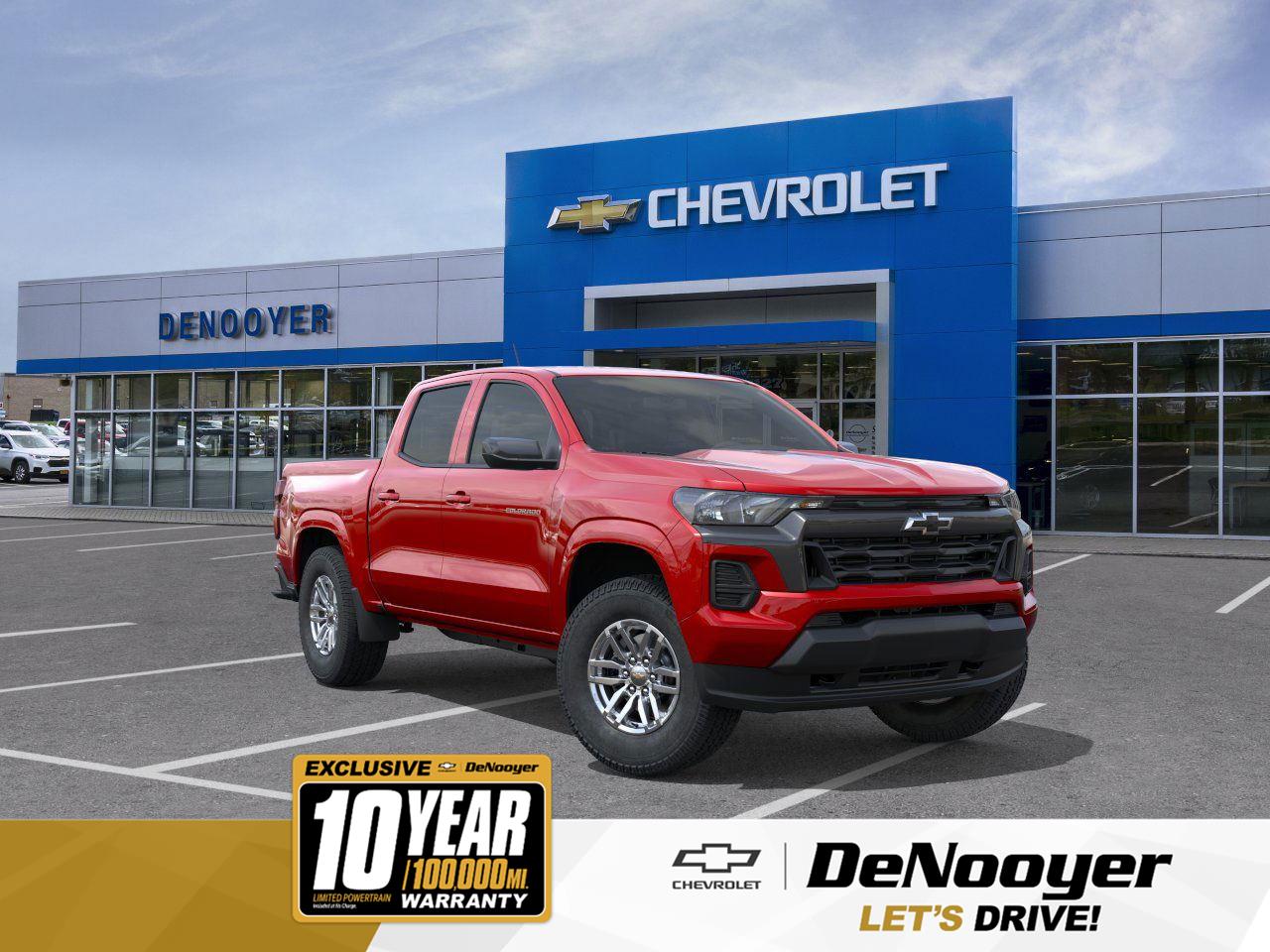 Radiant Red Tintcoat 2026 Chevrolet Colorado LT Crew Cab 4WD Pickup Truck Four-Wheel Drive 8-Speed Automatic