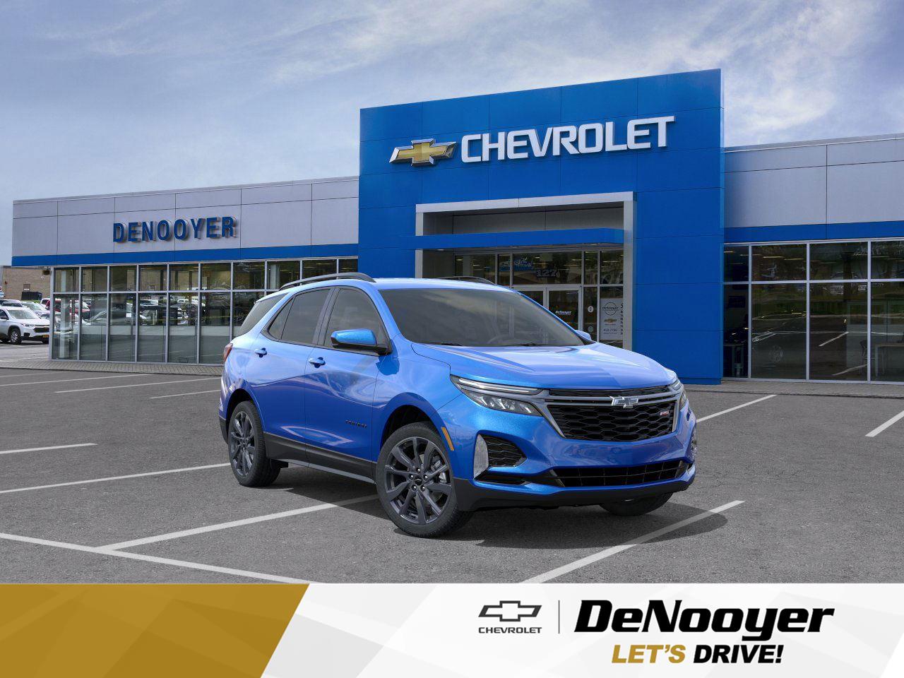 Riptide Blue Metallic 2024 Chevrolet Equinox RS with 1RS AWD SUV / Crossover Four-Wheel Drive 6-Speed Automatic Overdrive