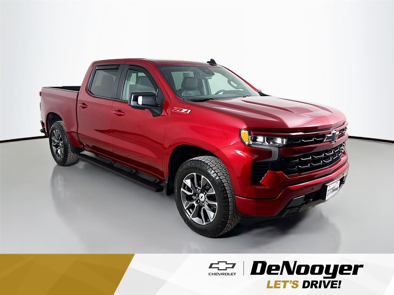 Radiant Red Tintcoat 2024 Chevrolet Silverado 1500 RST Crew Cab 4WD Pickup Truck Four-Wheel Drive Automatic