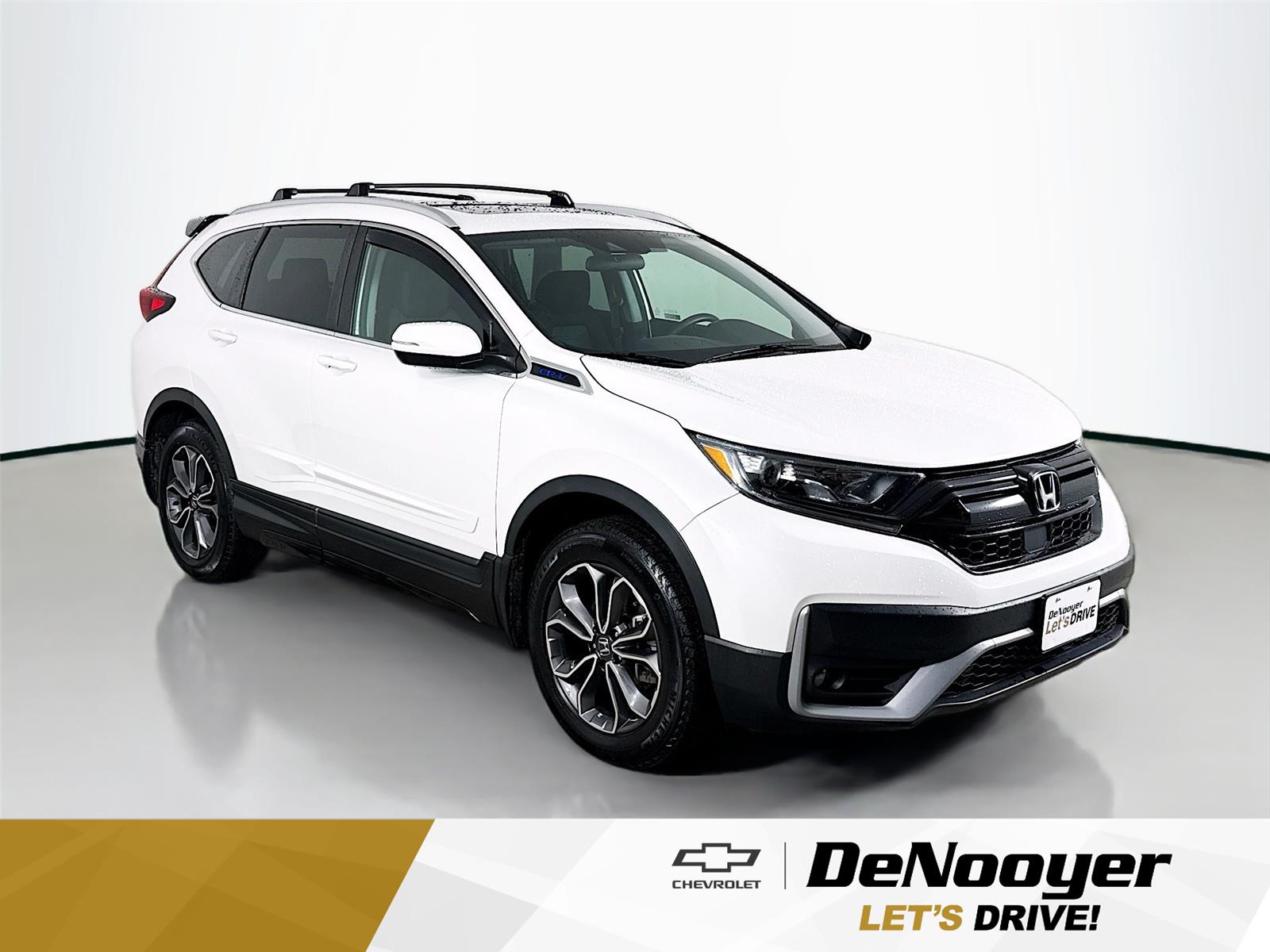 Platinum White Pearl 2022 Honda CR-V EX AWD SUV / Crossover All-Wheel Drive Continuously Variable Transmission