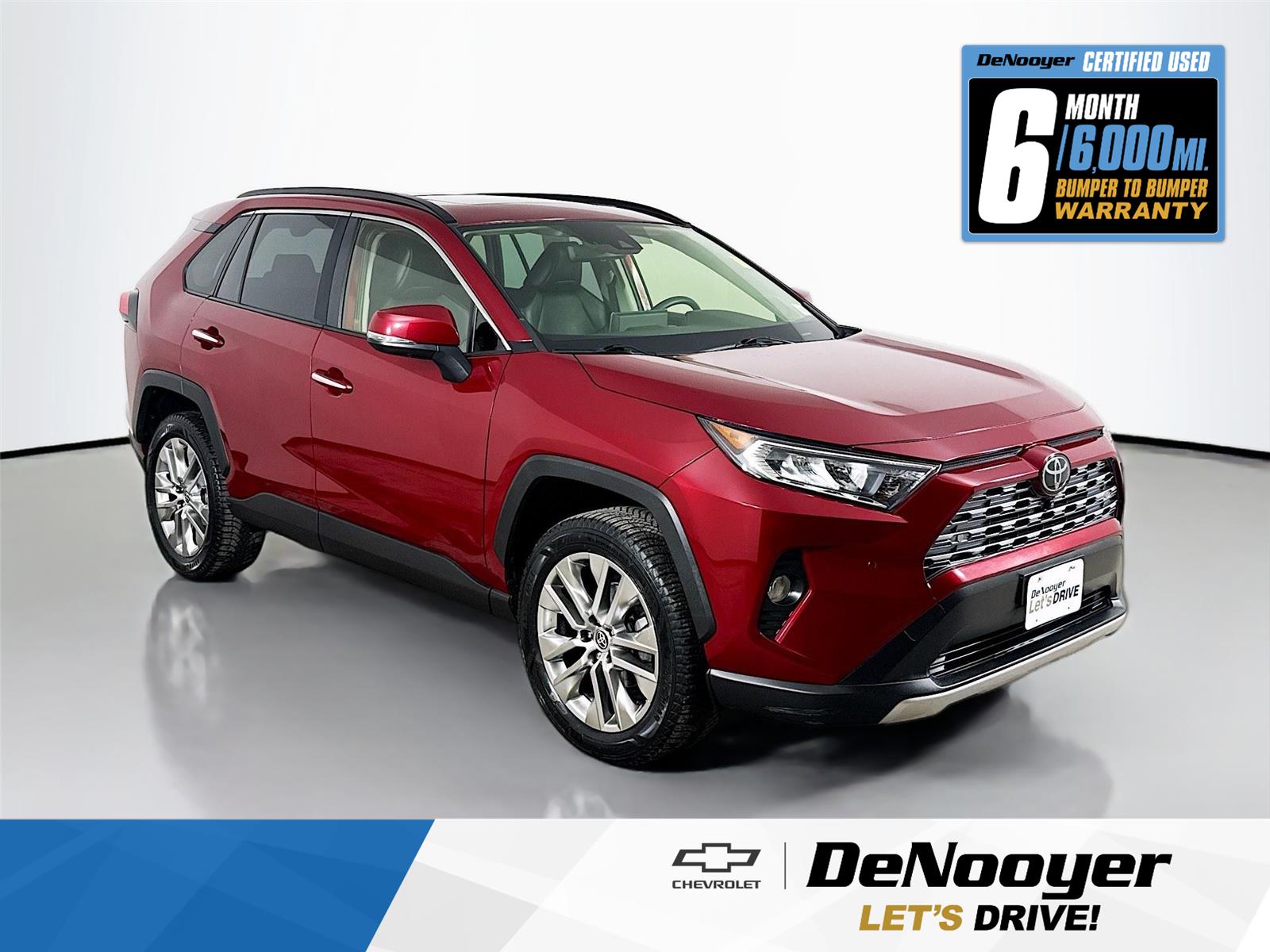 Red (Ruby Flare Pearl) 2021 Toyota RAV4 Limited AWD SUV / Crossover All-Wheel Drive Automatic