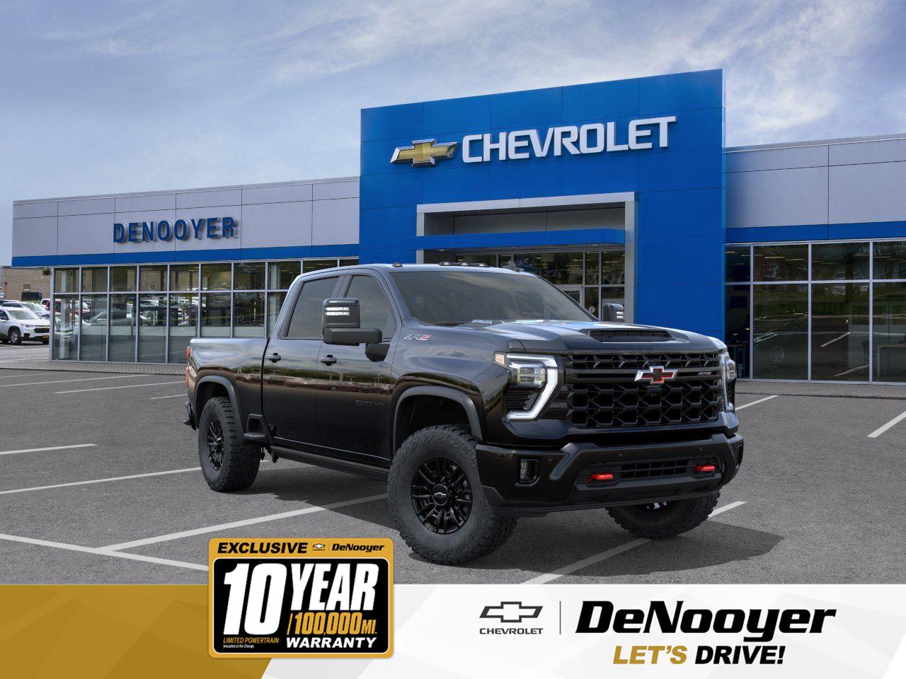 Black (BLK) 2026 Chevrolet Silverado 2500HD ZR2 Crew Cab 4WD Pickup Truck Four-Wheel Drive Automatic