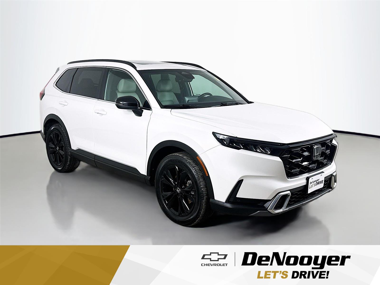 Platinum White Pearl 2023 Honda CR-V Hybrid Sport Touring AWD SUV / Crossover All-Wheel Drive 1-Speed Dual Clutch