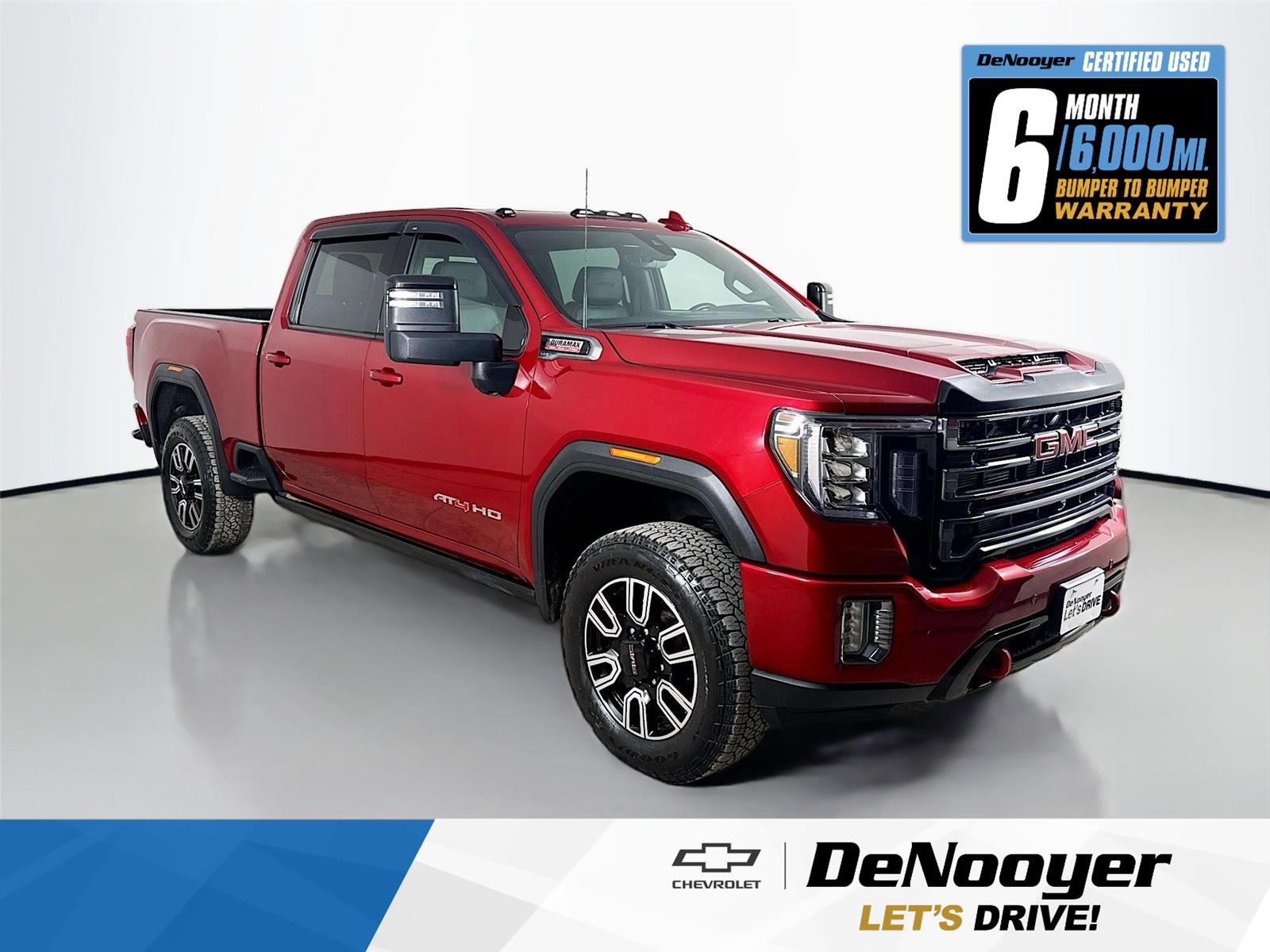 Cayenne Red Tintcoat 2022 GMC Sierra 2500HD AT4 Crew Cab 4WD Pickup Truck Four-Wheel Drive Automatic