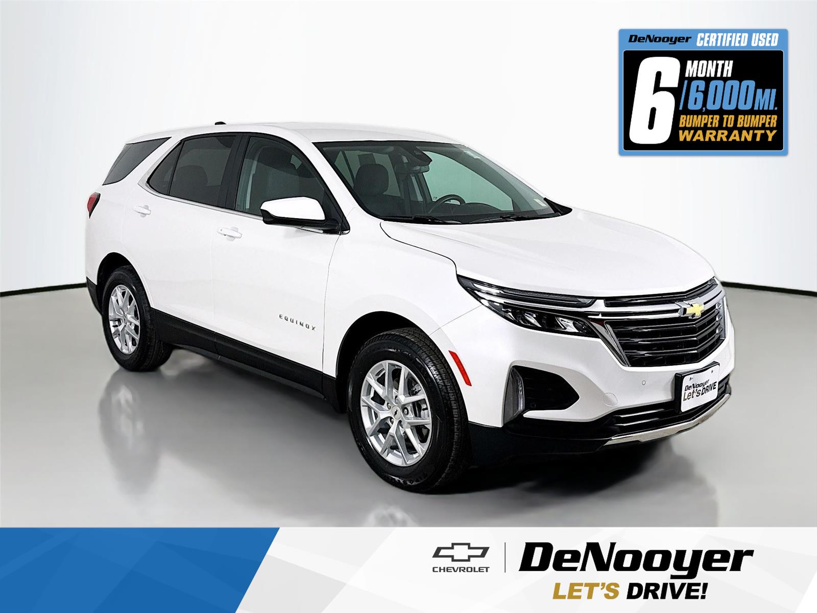 White (Iridescent Pearl Tricoat) 2024 Chevrolet Equinox LT AWD with 1LT SUV / Crossover Four-Wheel Drive 6-Speed Automatic