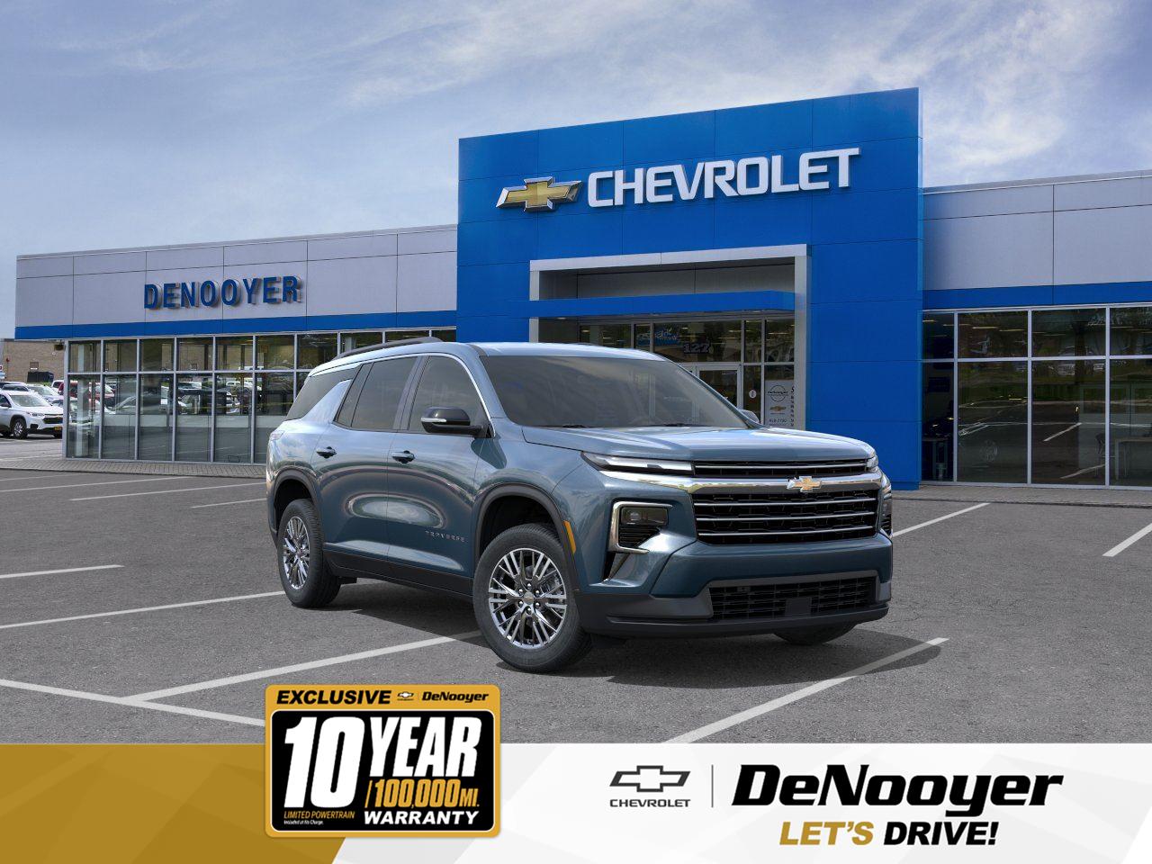 Lakeshore Blue Metallic 2026 Chevrolet Traverse LT AWD SUV / Crossover Four-Wheel Drive 8-Speed Automatic