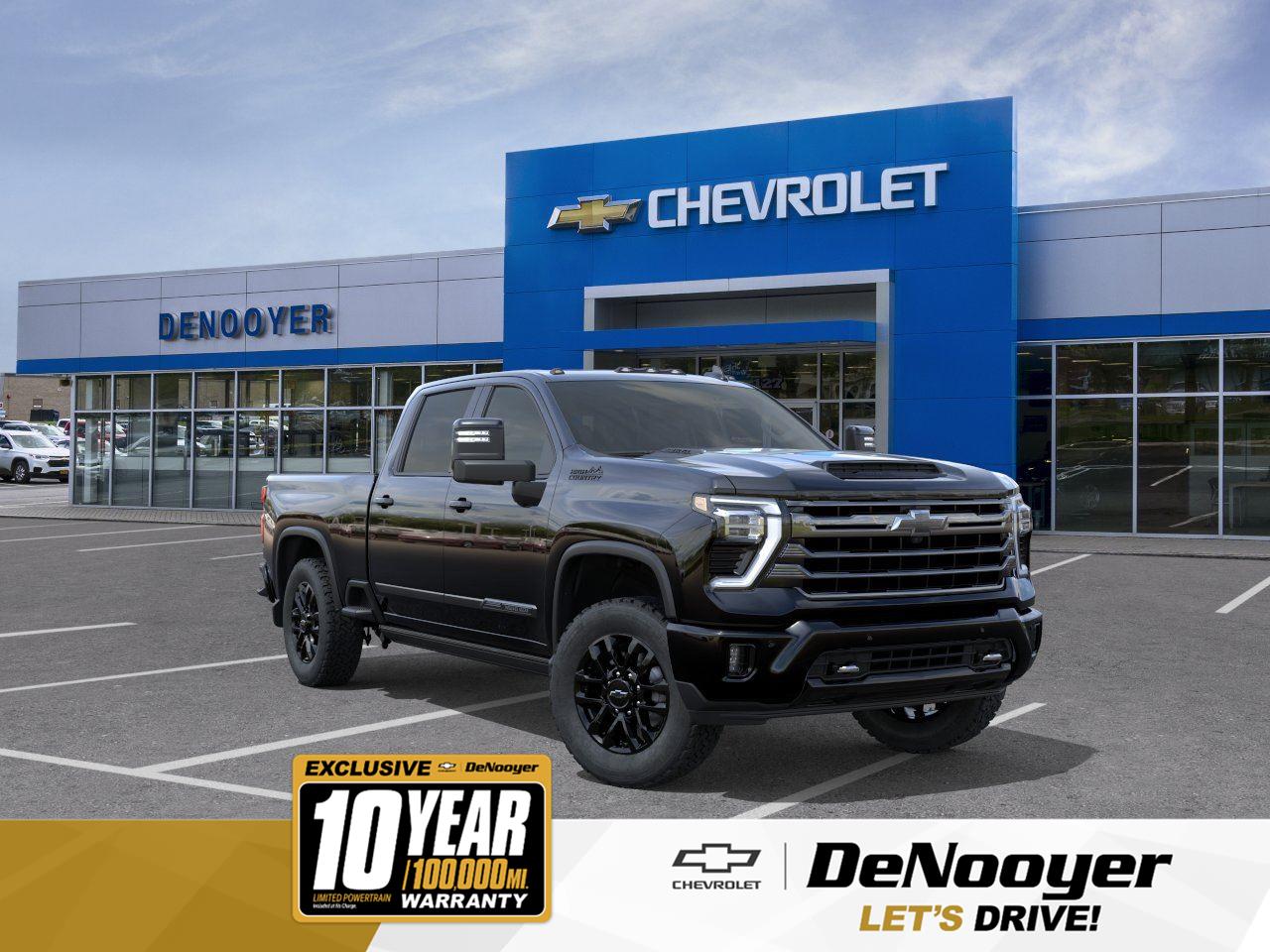 Black 2026 Chevrolet Silverado 2500HD High Country Crew Cab 4WD Pickup Truck Four-Wheel Drive Automatic
