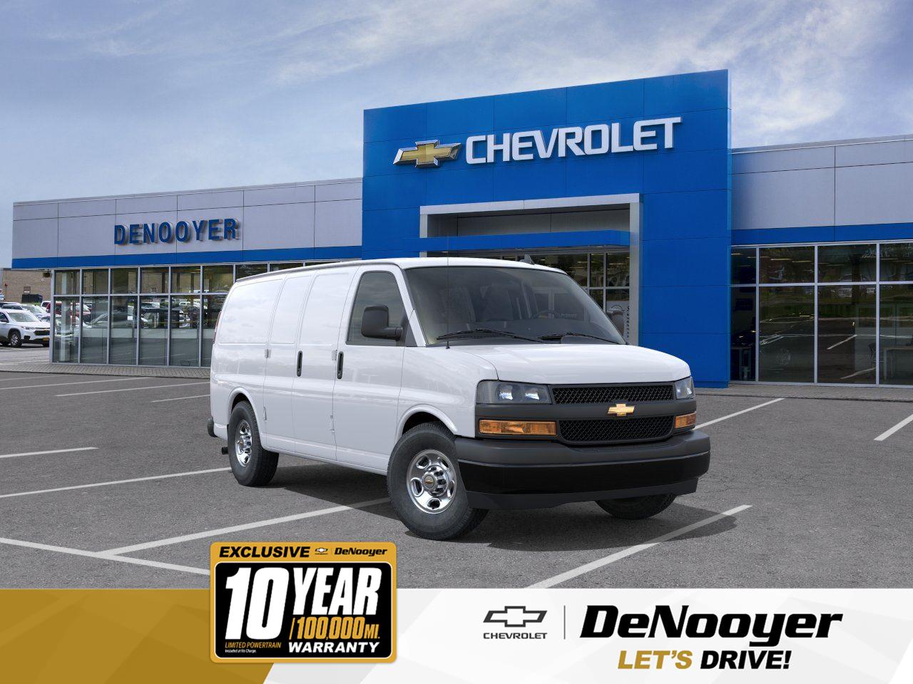 Summit White 2026 Chevrolet Express Cargo 2500 RWD Van Rear-Wheel Drive 8-Speed Automatic