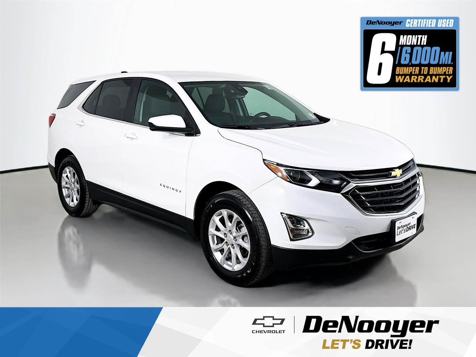 Summit White 2021 Chevrolet Equinox LT AWD with 1LT SUV / Crossover Four-Wheel Drive 6-Speed Automatic Overdrive