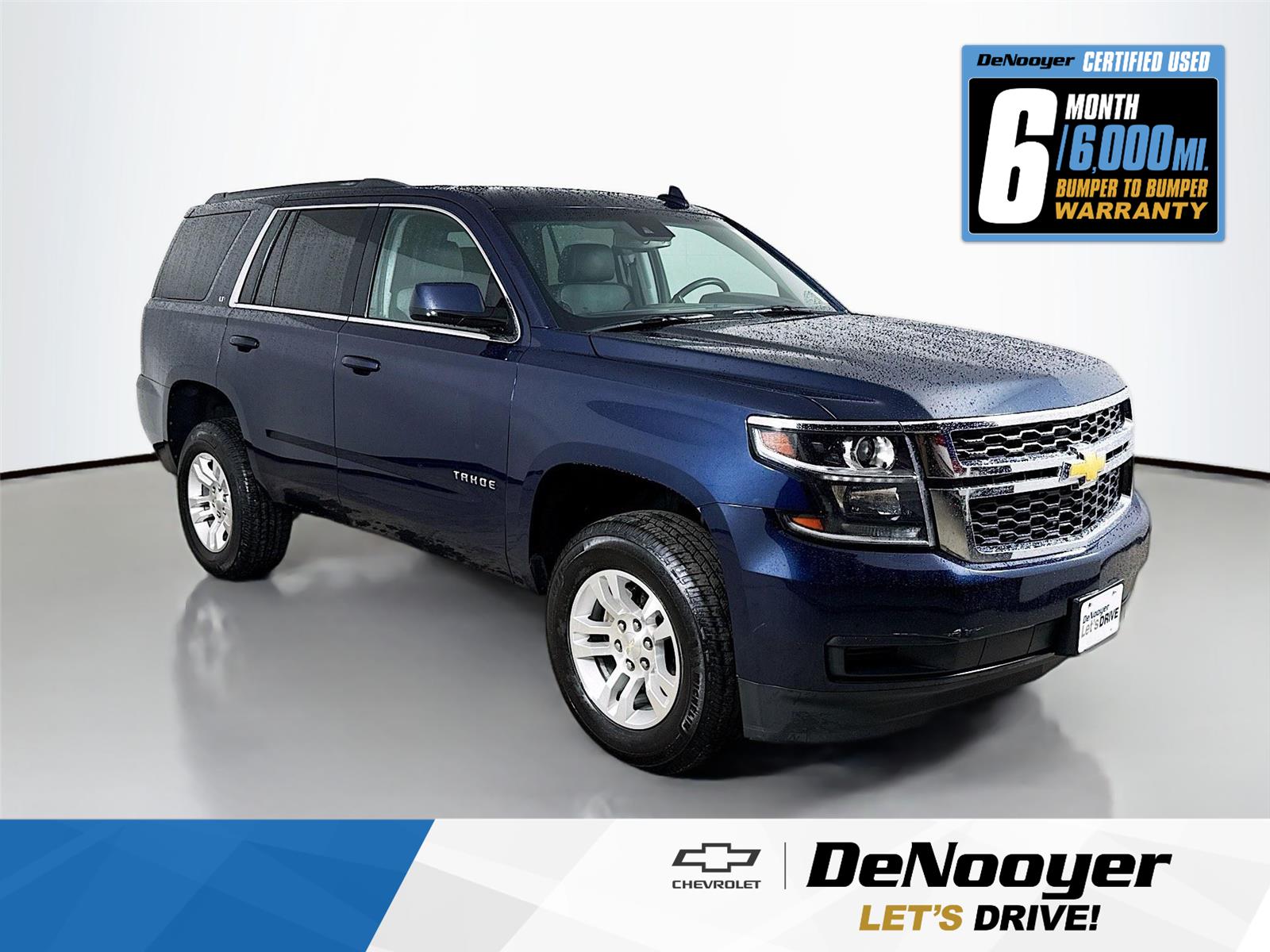 Blue Velvet Metallic 2018 Chevrolet Tahoe LT 4WD SUV / Crossover Four-Wheel Drive 6-Speed Automatic