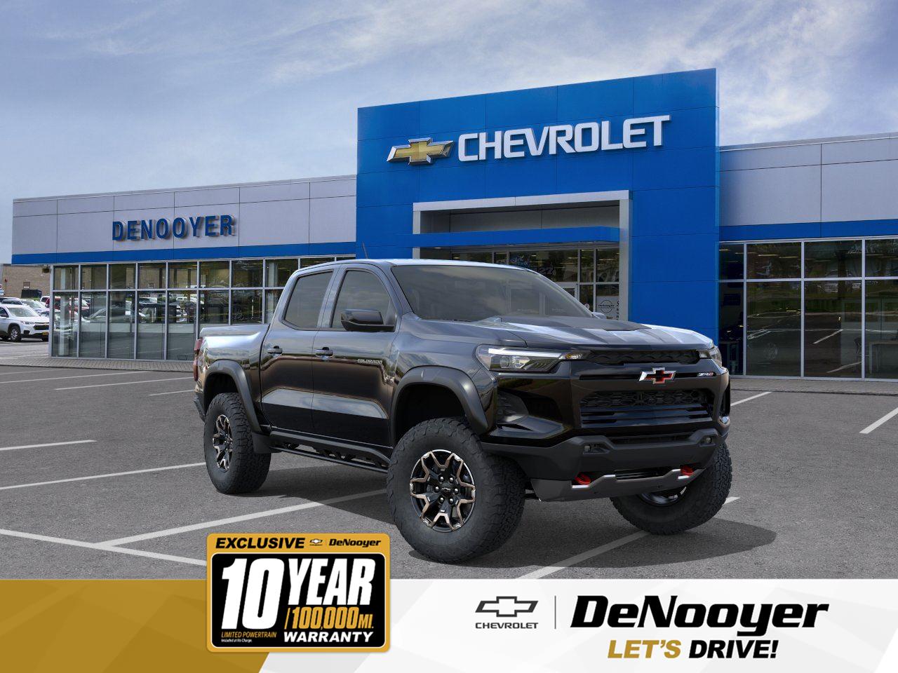 Black (BLK) 2026 Chevrolet Colorado ZR2 Crew Cab 4WD Pickup Truck Four-Wheel Drive 8-Speed Automatic