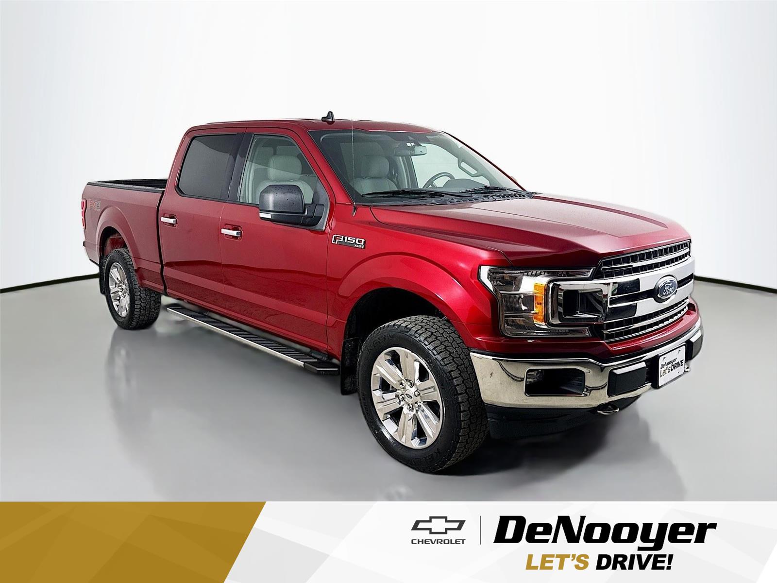 Ruby Red Metallic Tinted Clearcoat 2019 Ford F-150 XLT SuperCrew LB 4WD Pickup Truck Four-Wheel Drive Automatic