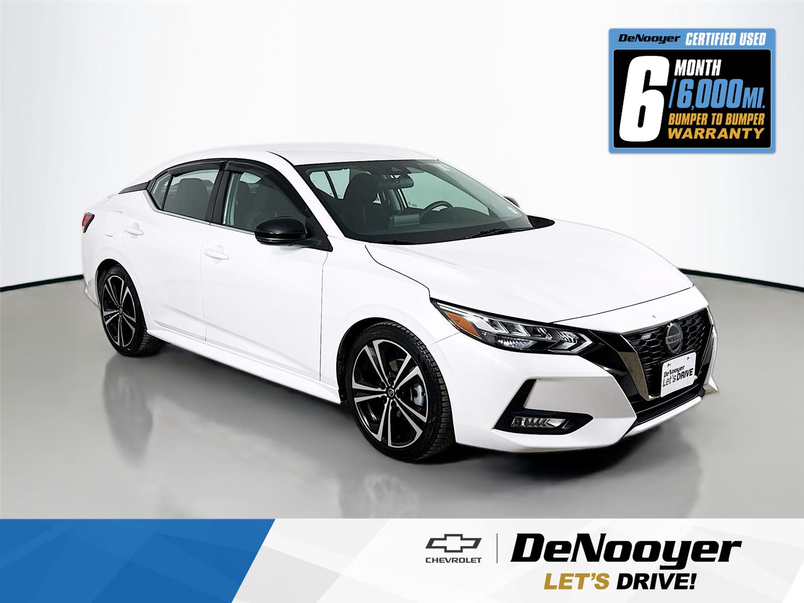 Aspen White Tricoat 2020 Nissan Sentra SR FWD Sedan Front-Wheel Drive Continuously Variable Transmission