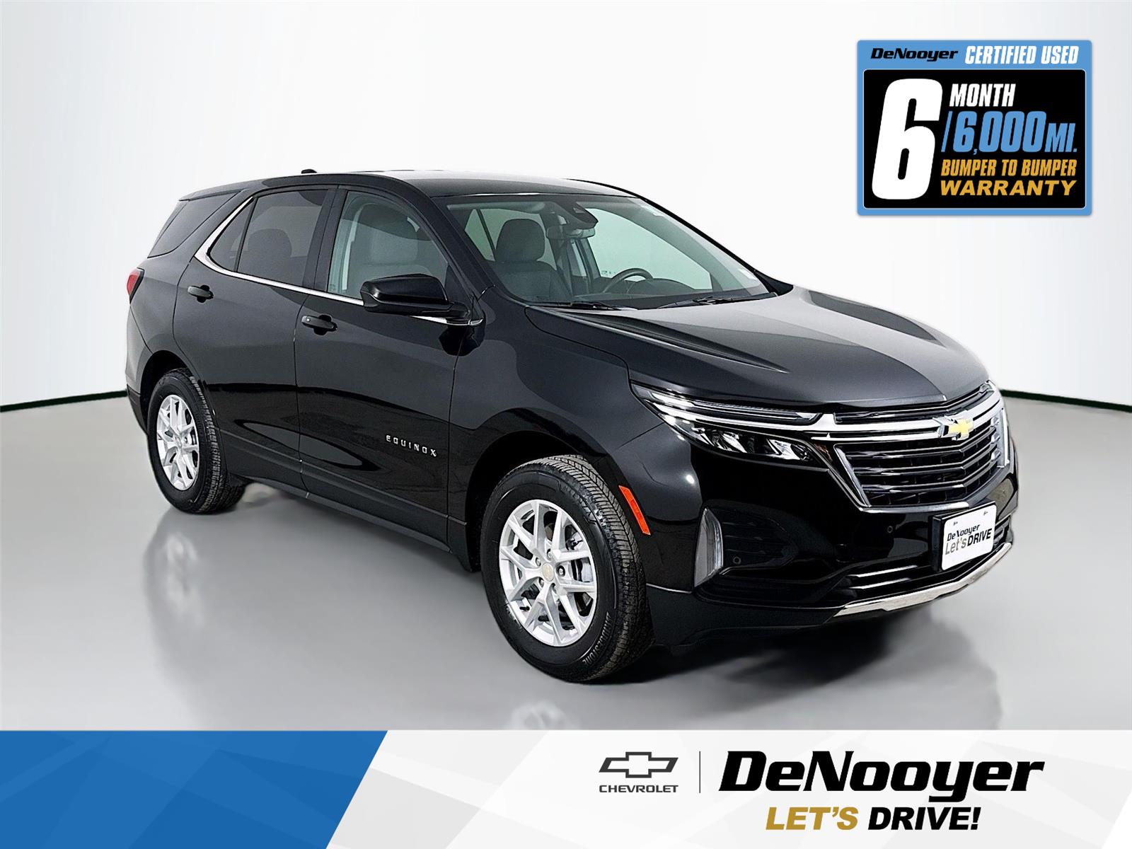 Mosaic Black Metallic 2023 Chevrolet Equinox LT AWD with 1LT SUV / Crossover Four-Wheel Drive 6-Speed Automatic