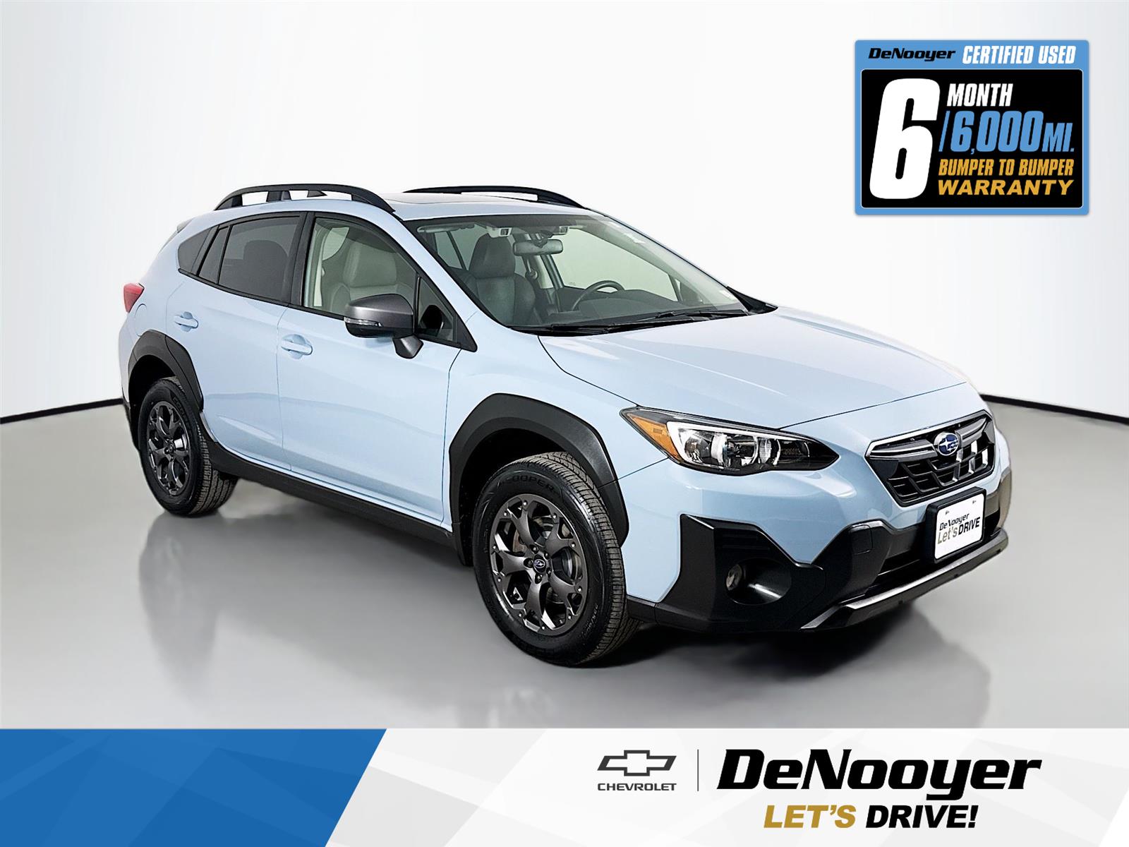 Cool Gray Khaki 2021 Subaru Crosstrek Sport AWD SUV / Crossover All-Wheel Drive Continuously Variable Transmission