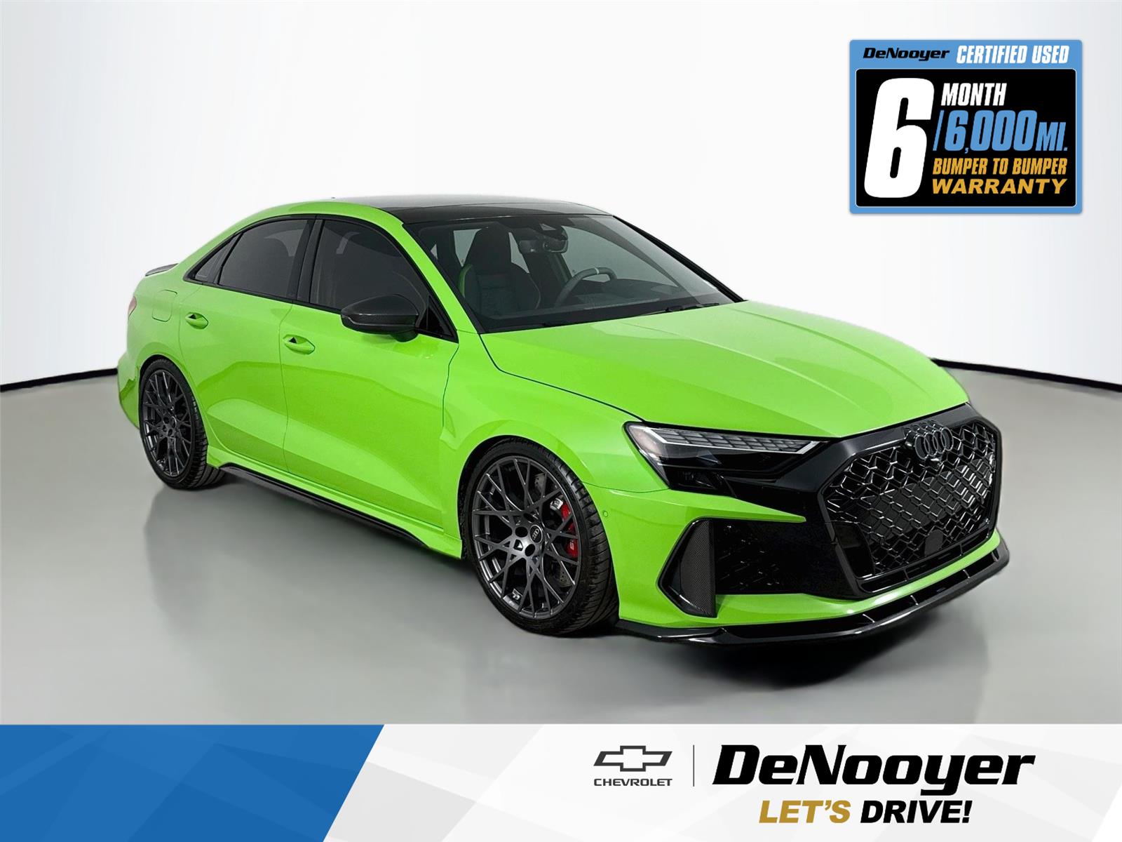 Kyalami Green 2025 Audi RS 3 2.5T quattro Sedan All-Wheel Drive Automatic