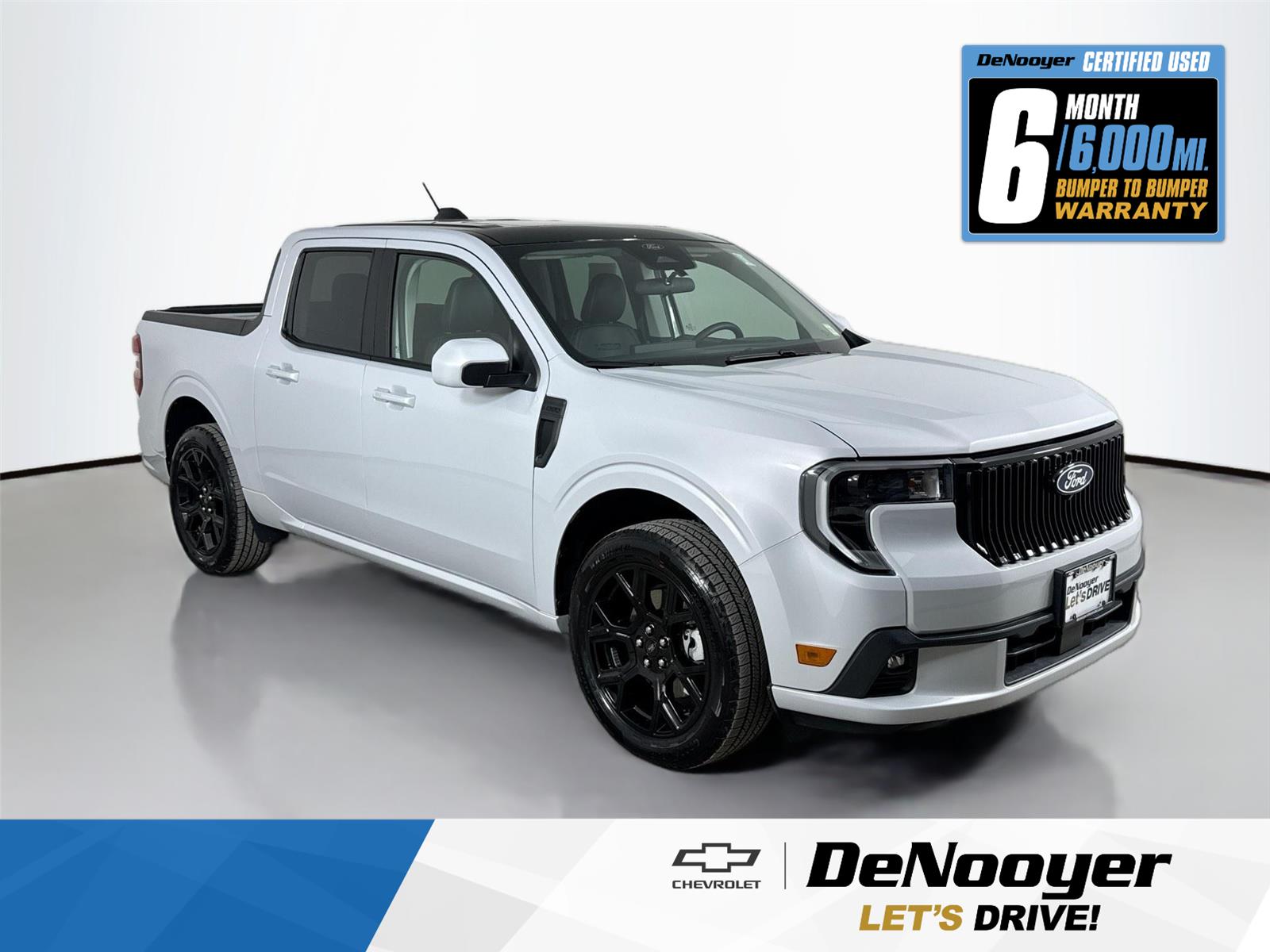 Space White Metallic 2026 Ford Maverick Pickup Truck All-Wheel Drive 7-Speed Automatic