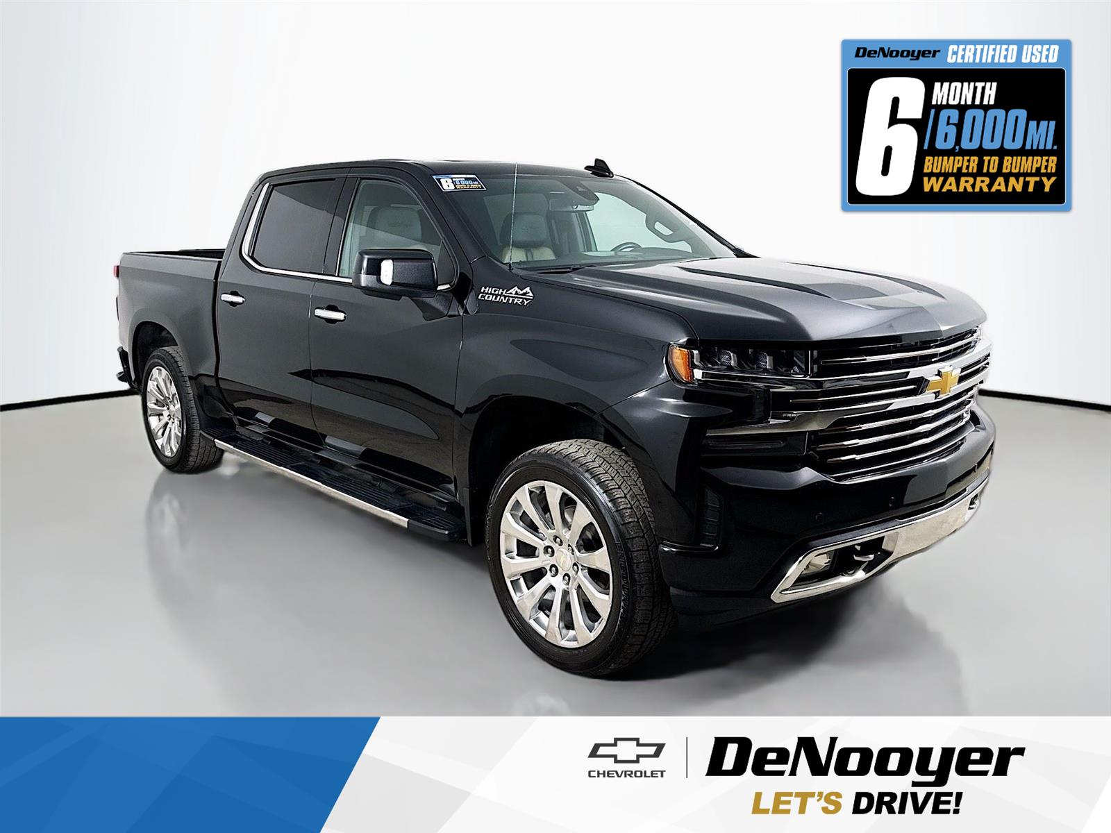Black 2020 Chevrolet Silverado 1500 Pickup Truck Four-Wheel Drive Automatic