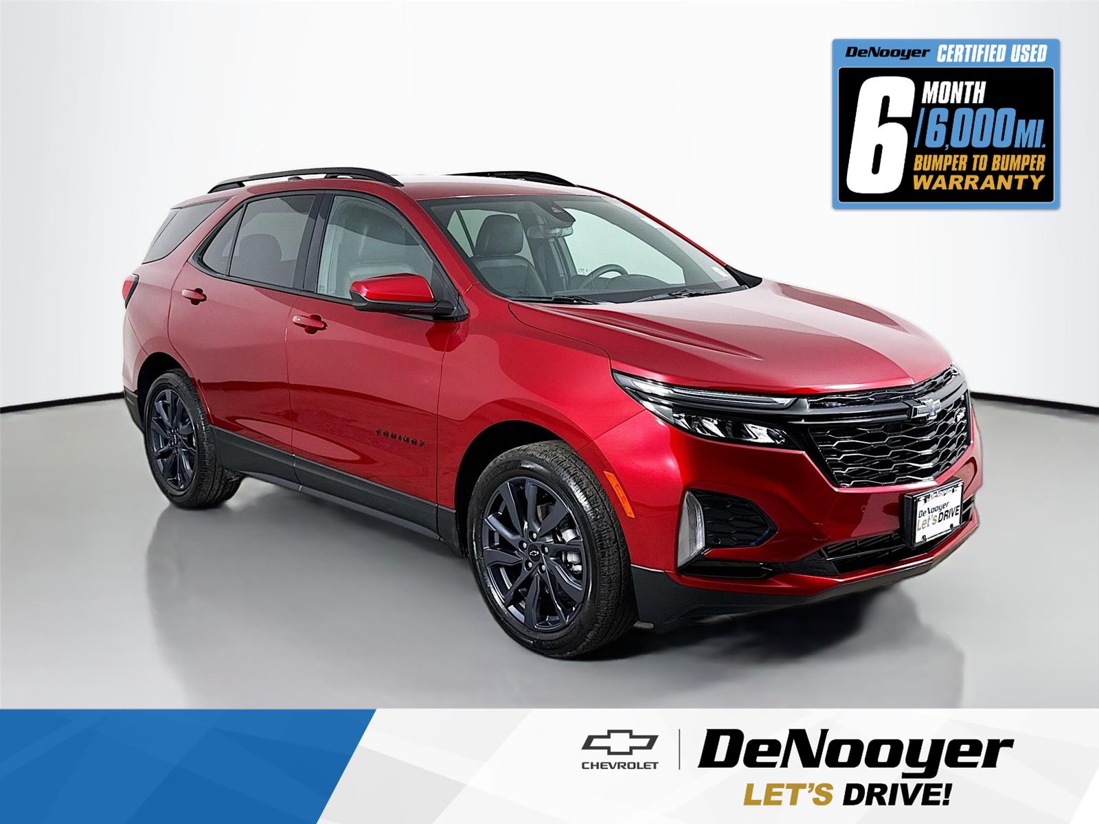 Radiant Red Tintcoat 2024 Chevrolet Equinox RS with 1RS AWD SUV / Crossover Four-Wheel Drive 6-Speed Automatic Overdrive