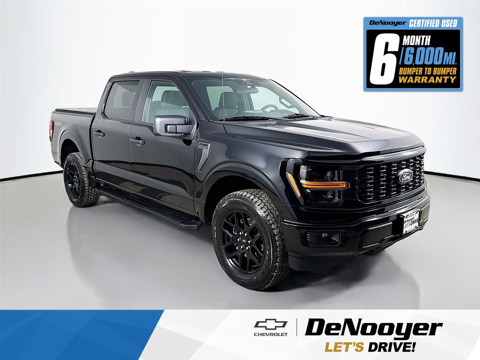 Agate Black Metallic 2024 Ford F-150 Pickup Truck Four-Wheel Drive Automatic
