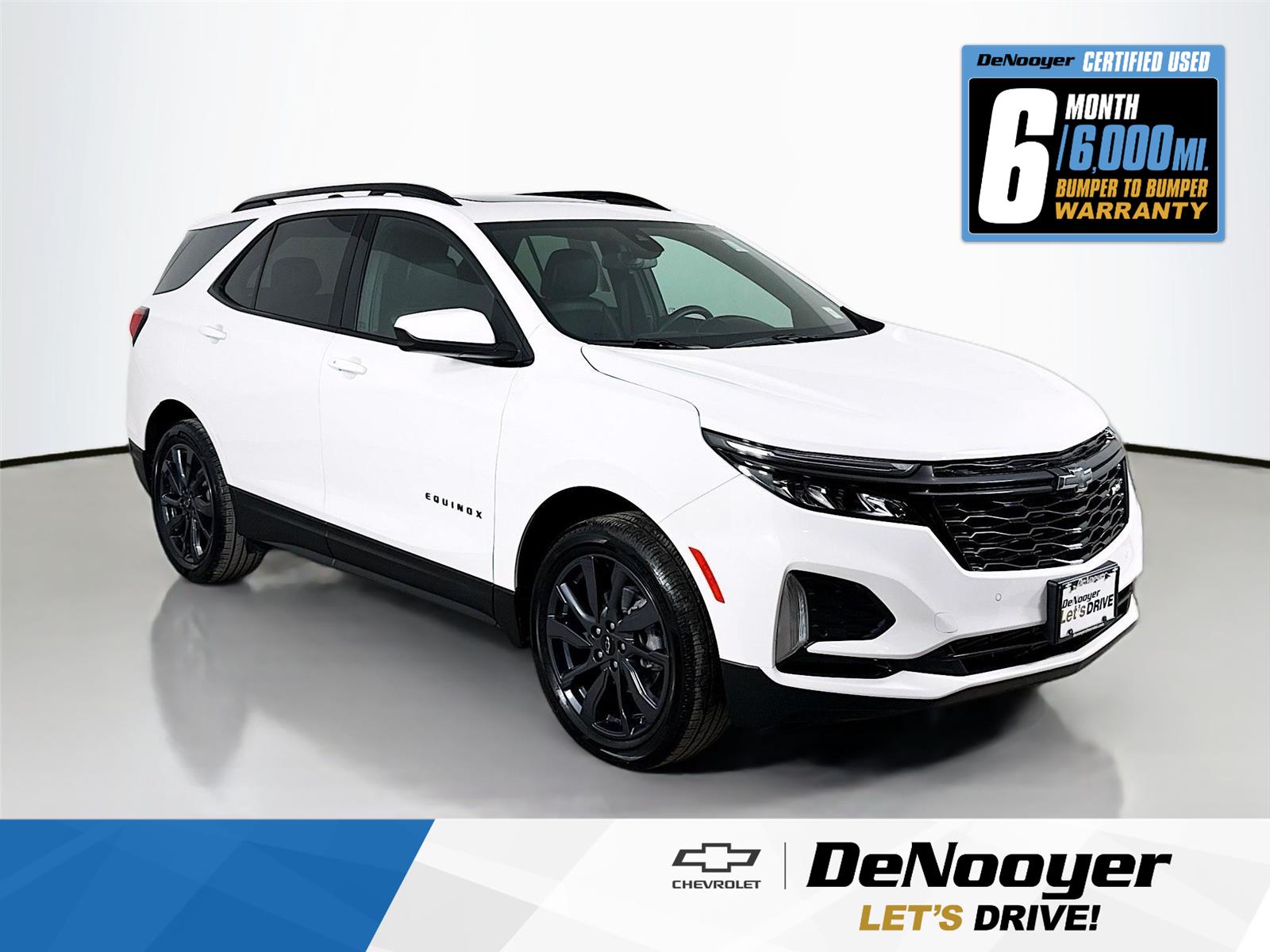 Summit White 2024 Chevrolet Equinox SUV / Crossover Four-Wheel Drive 6-Speed Automatic Overdrive