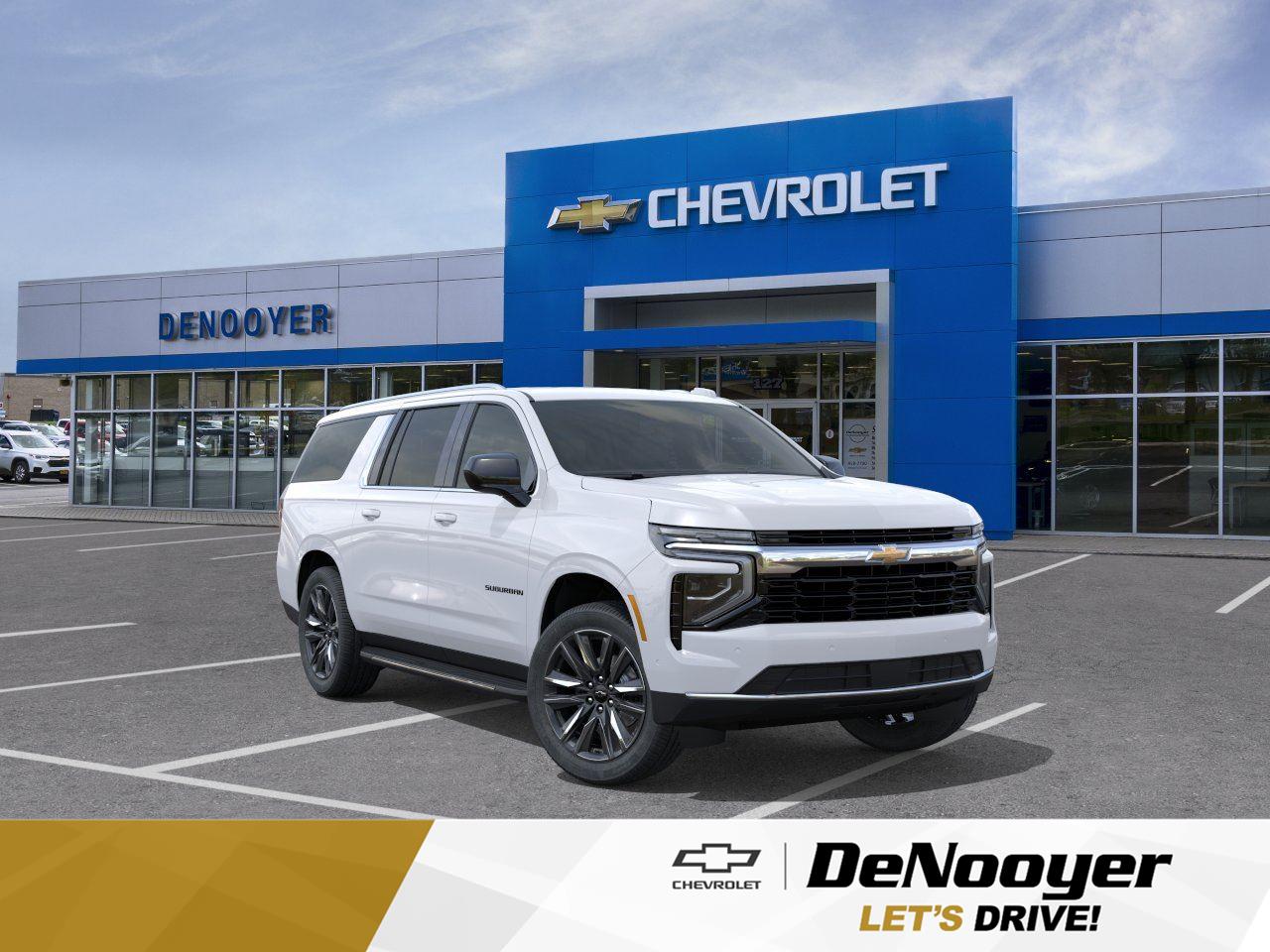 Summit White 2026 Chevrolet Suburban SUV / Crossover Four-Wheel Drive Automatic