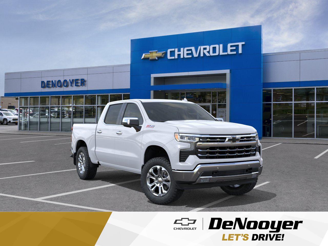 Polar White Tricoat 2026 Chevrolet Silverado 1500 Pickup Truck Four-Wheel Drive Automatic