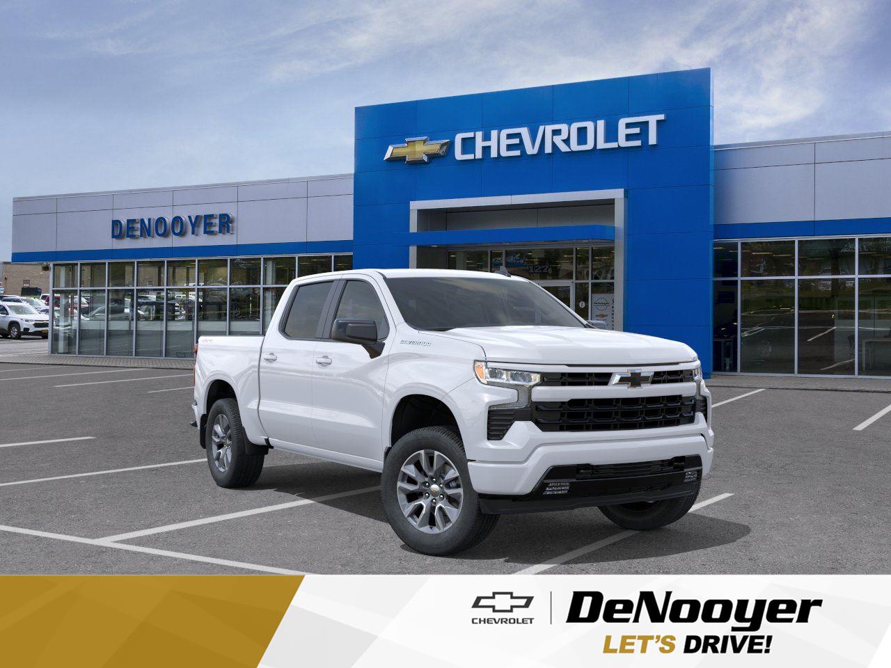 Summit White 2026 Chevrolet Silverado 1500 Pickup Truck Four-Wheel Drive Automatic