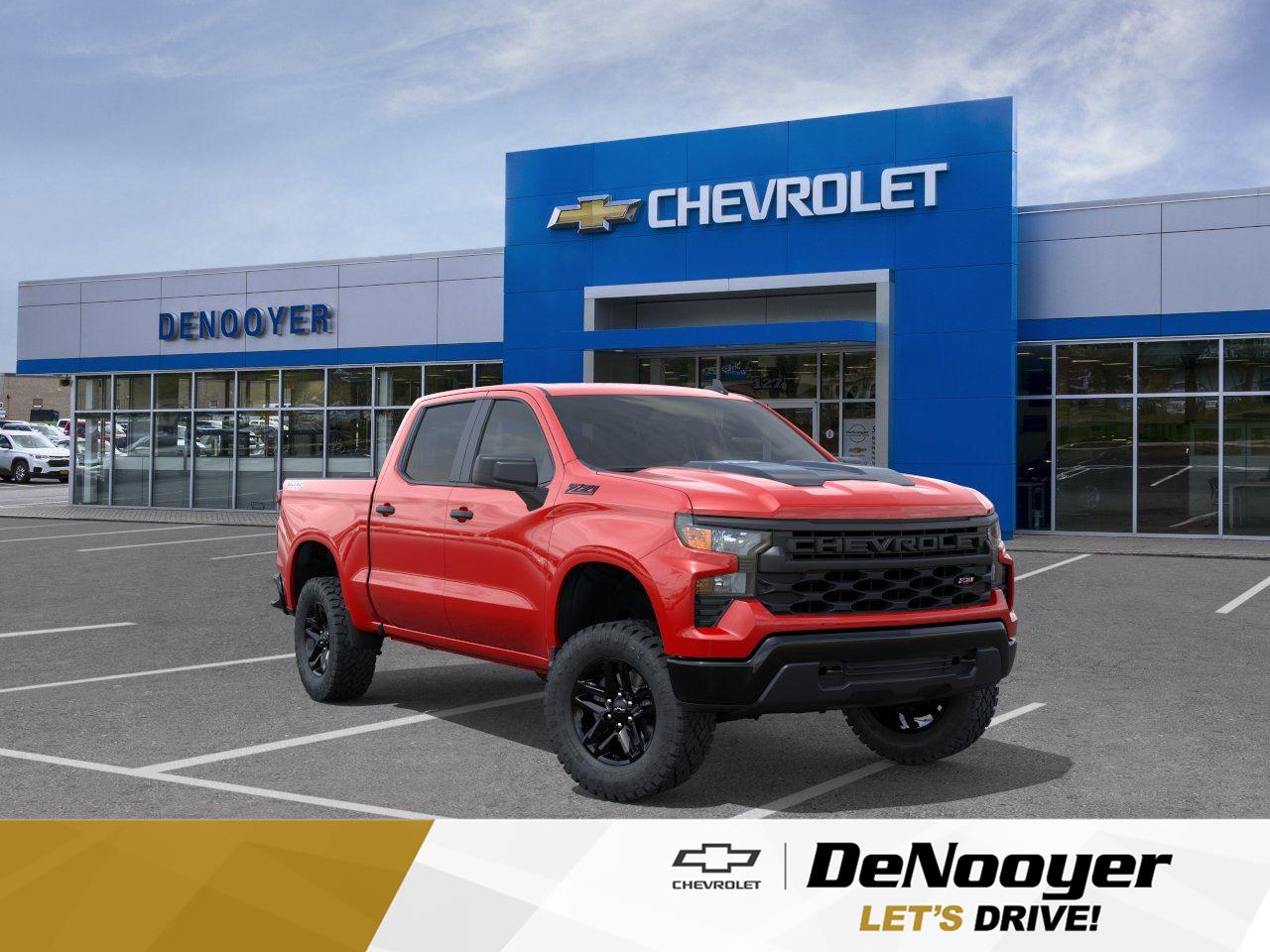 Red Hot 2026 Chevrolet Silverado 1500 Pickup Truck Four-Wheel Drive Automatic