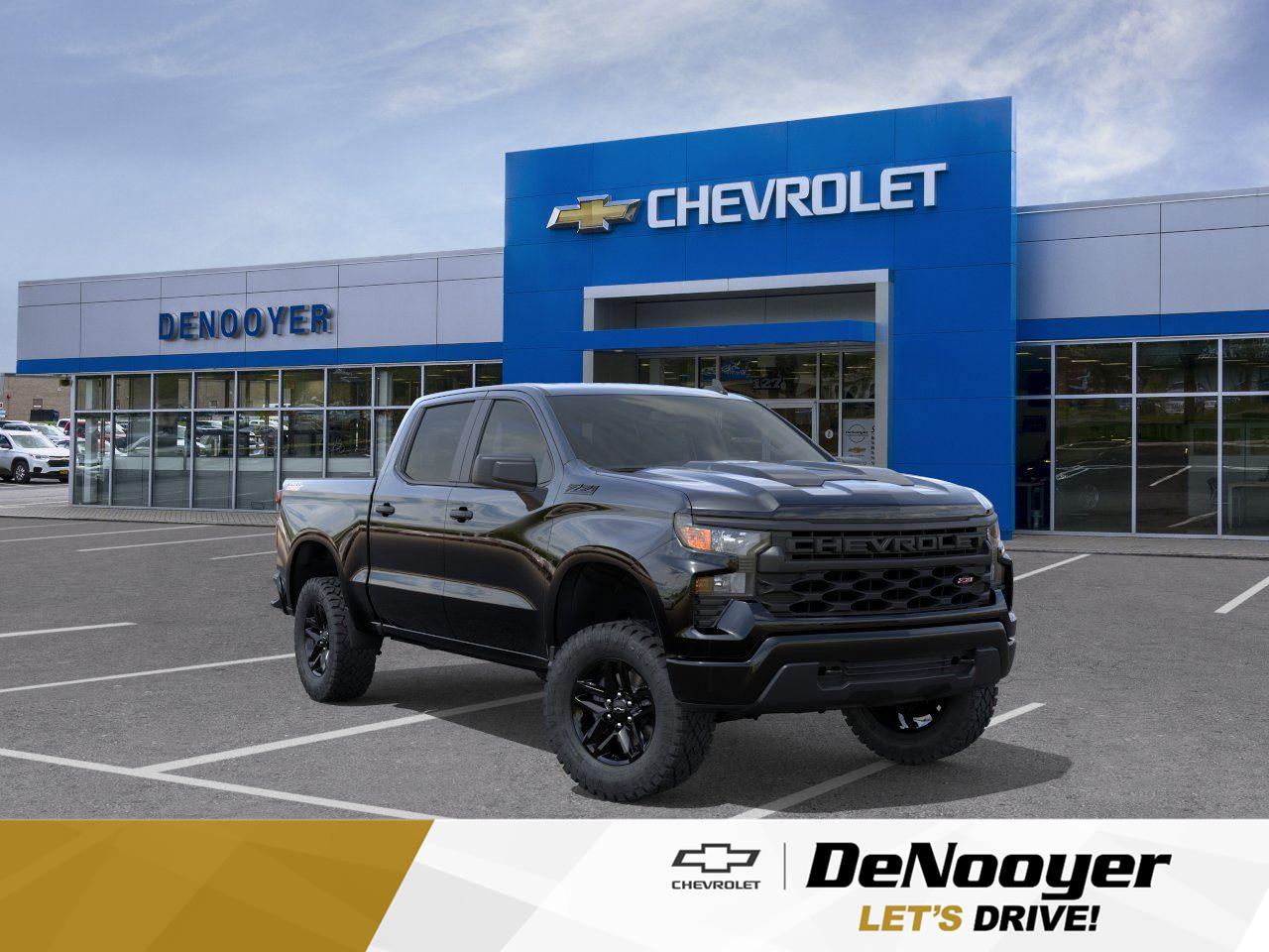 Black 2026 Chevrolet Silverado 1500 Pickup Truck Four-Wheel Drive Automatic