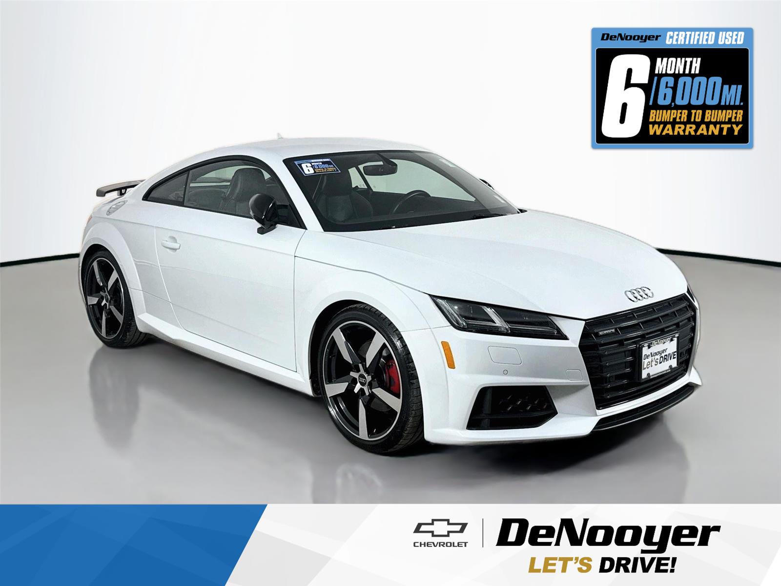 Glacier White Metallic 2022 Audi TT Coupe All-Wheel Drive Automatic