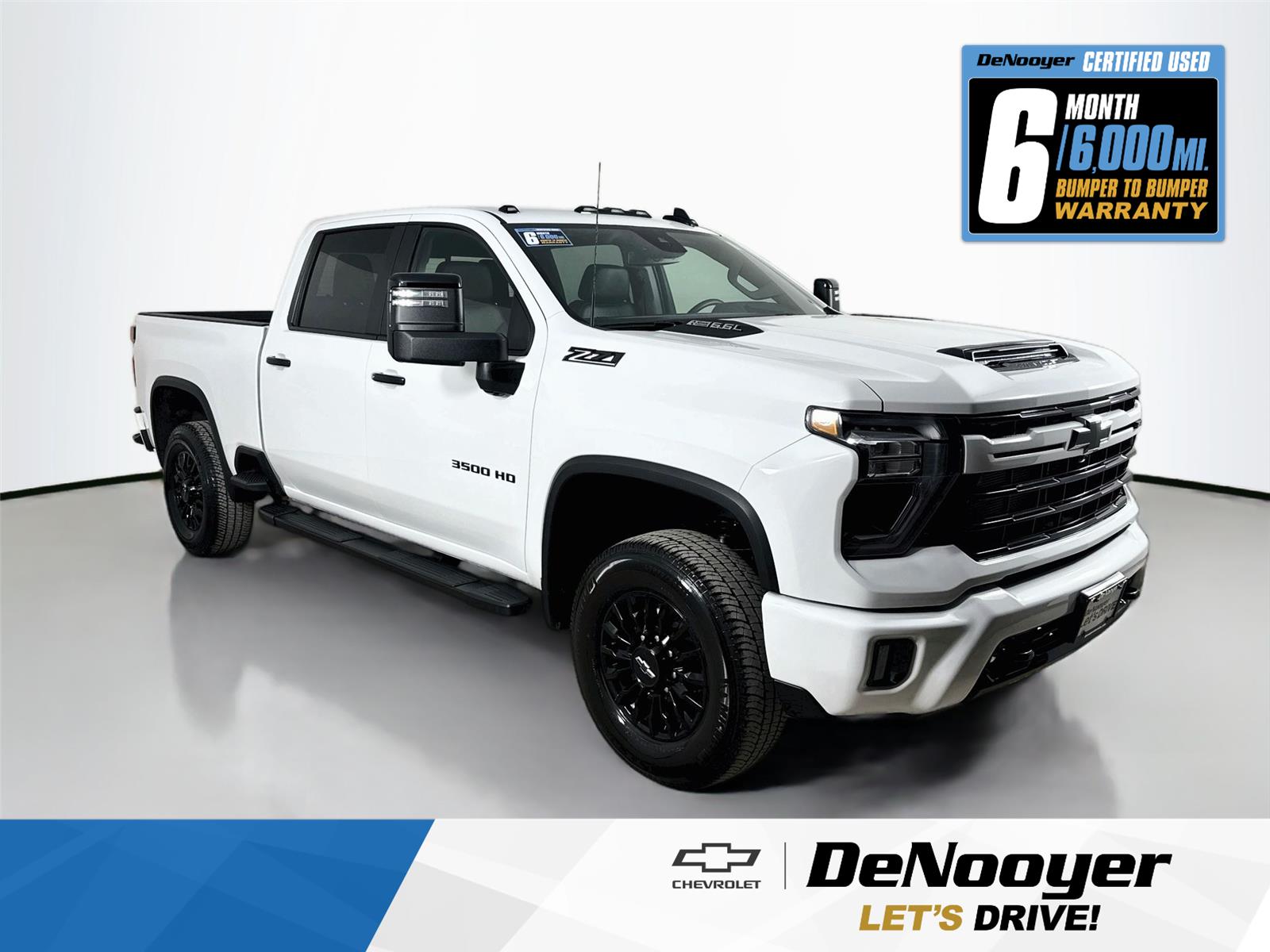 Summit White 2024 Chevrolet Silverado 3500HD Pickup Truck Four-Wheel Drive Automatic