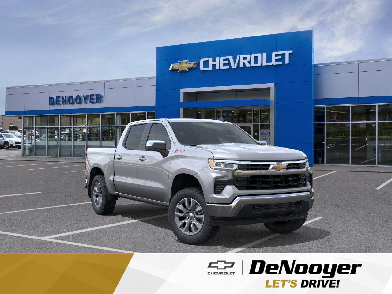Sterling Gray Metallic 2026 Chevrolet Silverado 1500 Pickup Truck Four-Wheel Drive Automatic