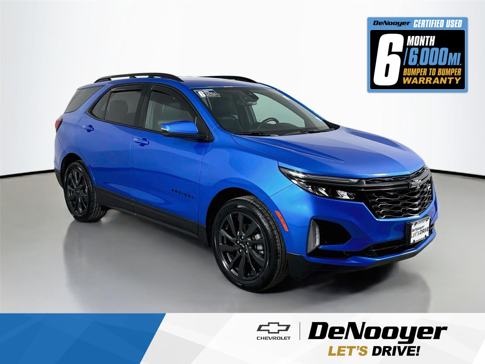 Riptide Blue Metallic 2024 Chevrolet Equinox SUV / Crossover Four-Wheel Drive 6-Speed Automatic Overdrive