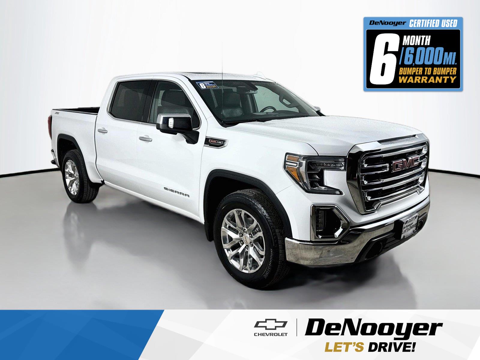 Summit White 2021 GMC Sierra 1500 Pickup Truck Four-Wheel Drive Automatic