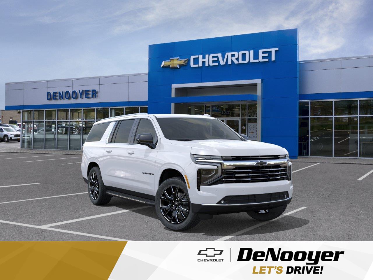 Summit White 2026 Chevrolet Suburban SUV / Crossover Four-Wheel Drive Automatic