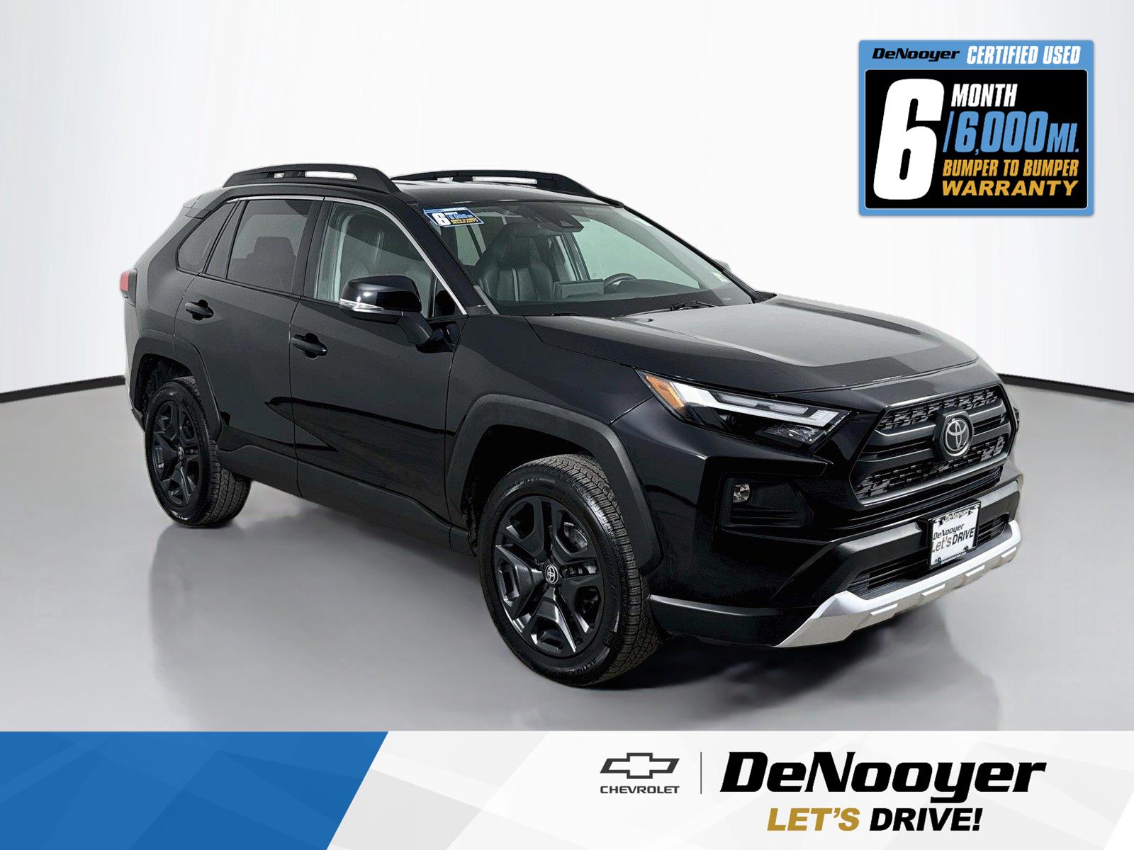 Midnight Black Metallic 2023 Toyota RAV4 SUV / Crossover All-Wheel Drive Automatic