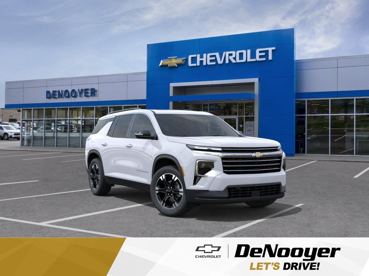Polar White Tricoat 2027 Chevrolet Traverse SUV / Crossover Four-Wheel Drive 8-Speed Automatic