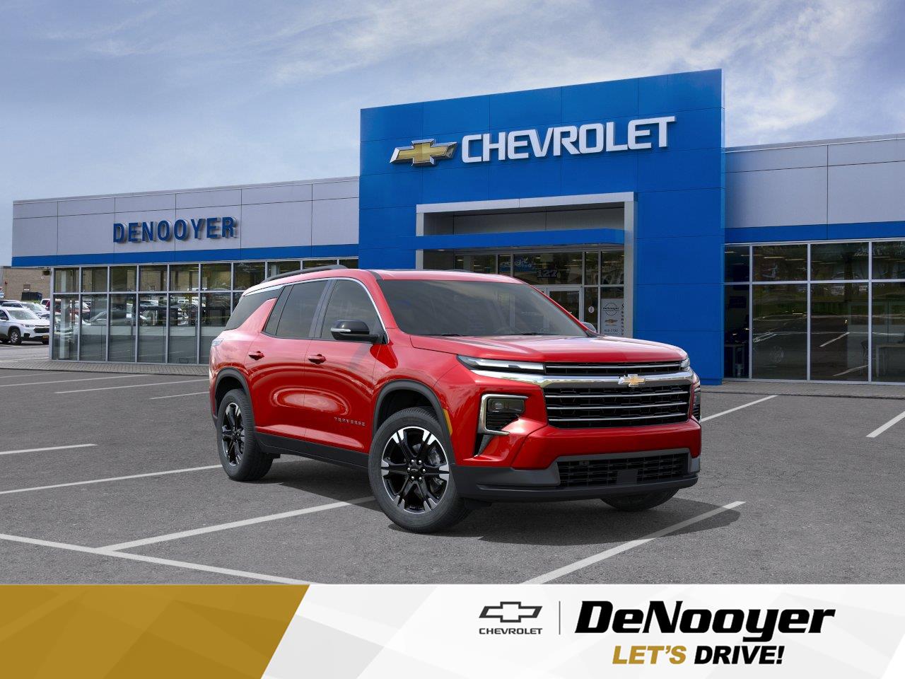 Radiant Red Tintcoat 2027 Chevrolet Traverse SUV / Crossover Four-Wheel Drive 8-Speed Automatic
