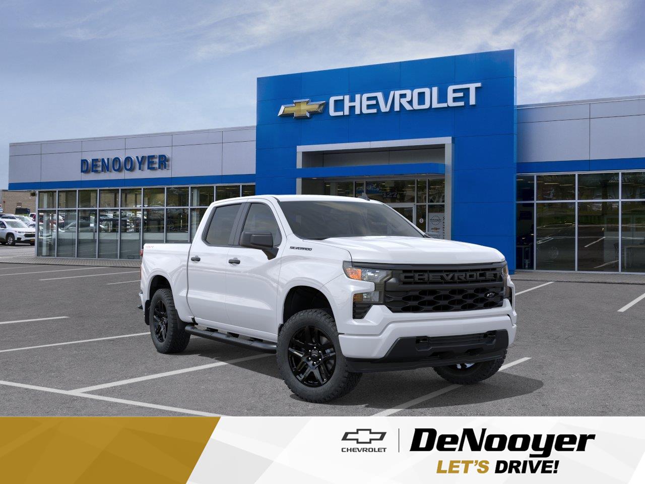Summit White 2026 Chevrolet Silverado 1500 Pickup Truck Four-Wheel Drive 8-Speed Automatic