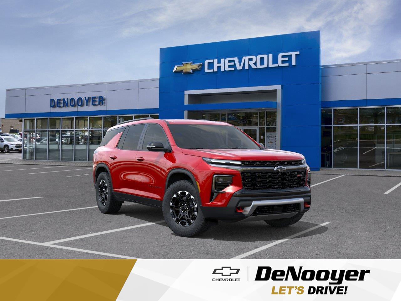 Radiant Red Tintcoat 2027 Chevrolet Traverse SUV / Crossover Four-Wheel Drive 8-Speed Automatic