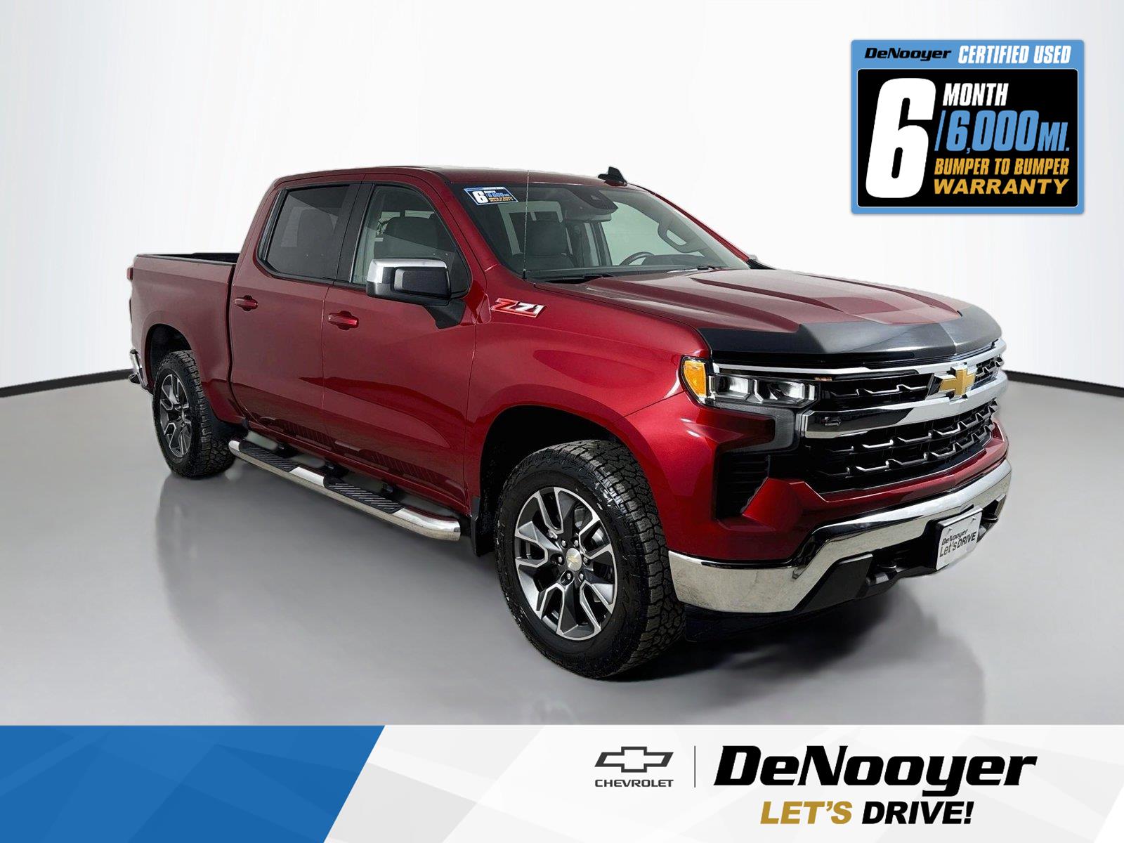 Cherry Red Tintcoat 2022 Chevrolet Silverado 1500 Pickup Truck Four-Wheel Drive Automatic