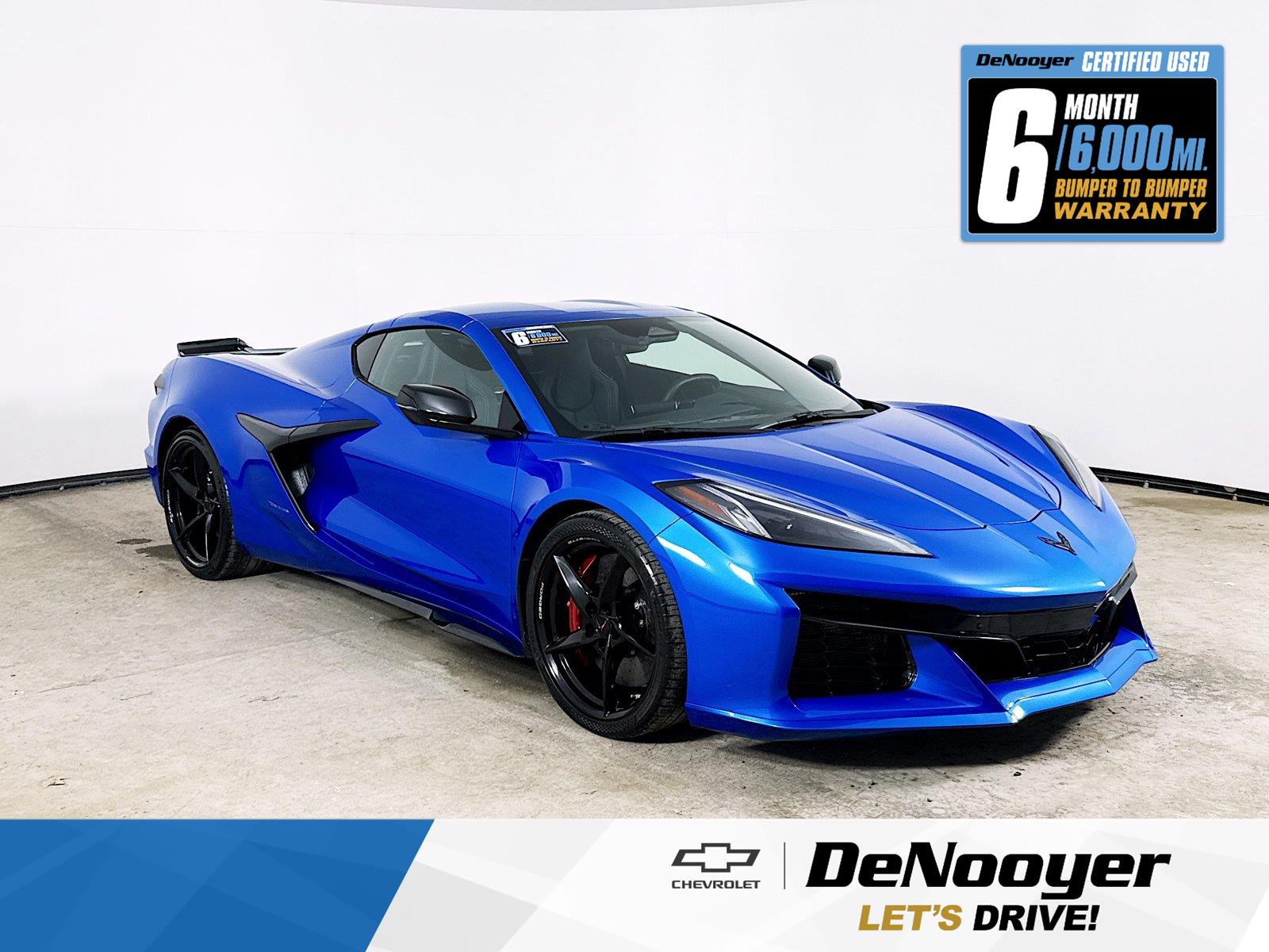 Riptide Blue Metallic 2025 Chevrolet Corvette E-Ray Coupe All-Wheel Drive 8-Speed Dual Clutch