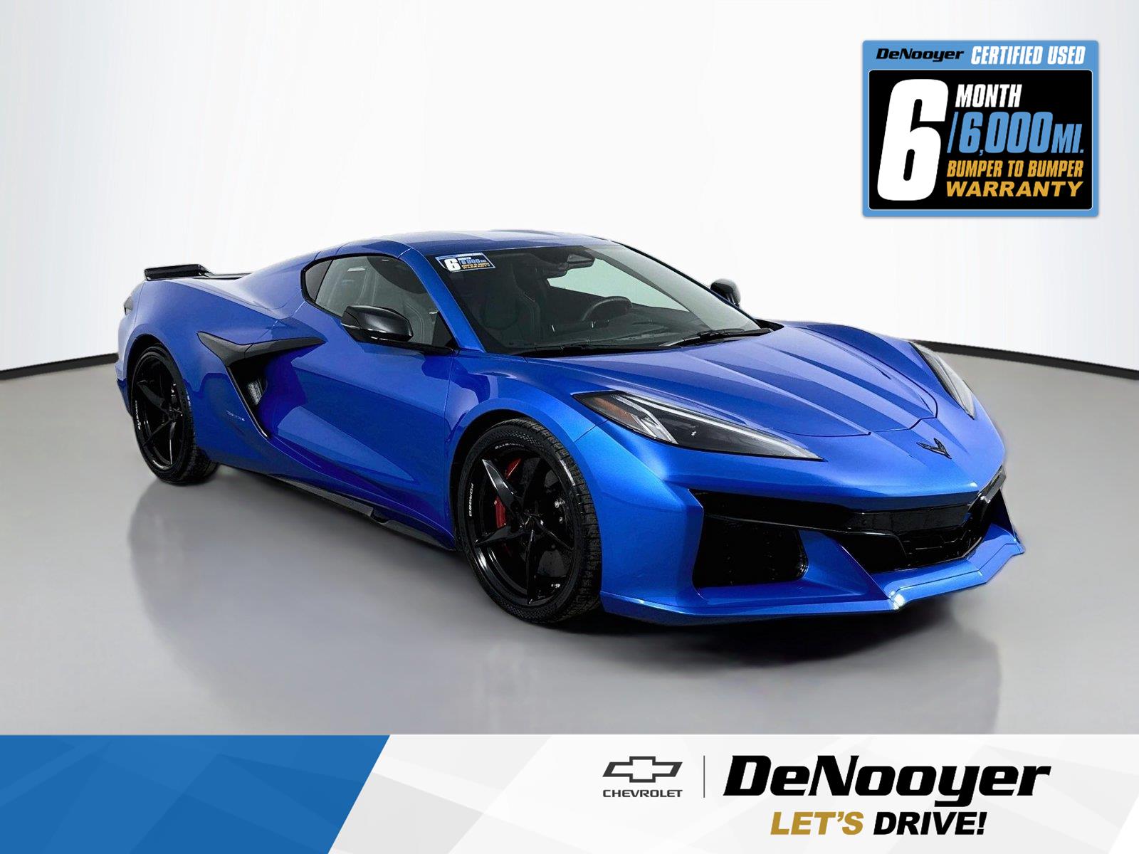 Riptide Blue Metallic 2025 Chevrolet Corvette E-Ray Coupe All-Wheel Drive 8-Speed Dual Clutch