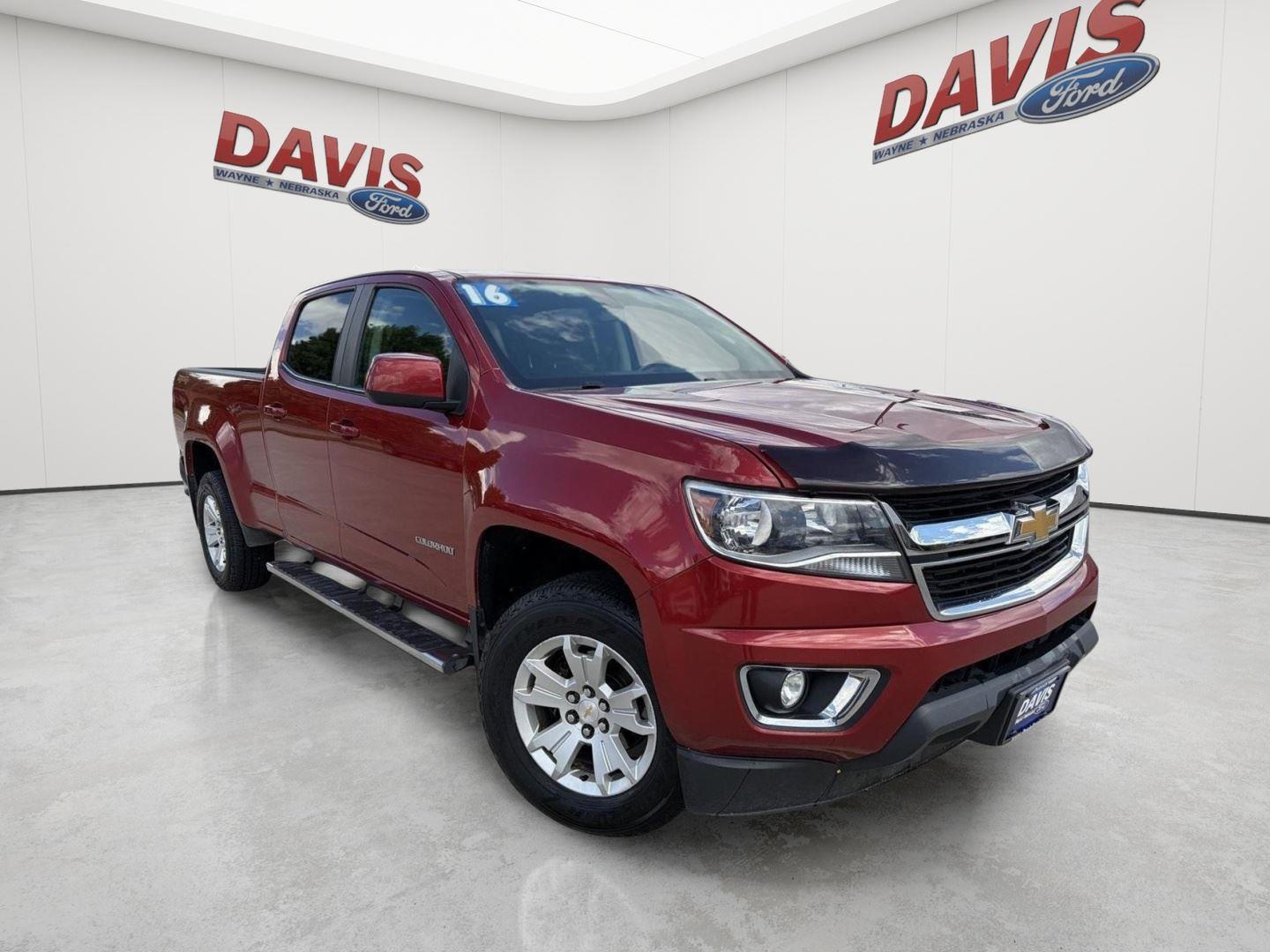 Red Rock Metallic 2016 Chevrolet Colorado Pickup Truck Four-Wheel Drive 6-Speed Automatic