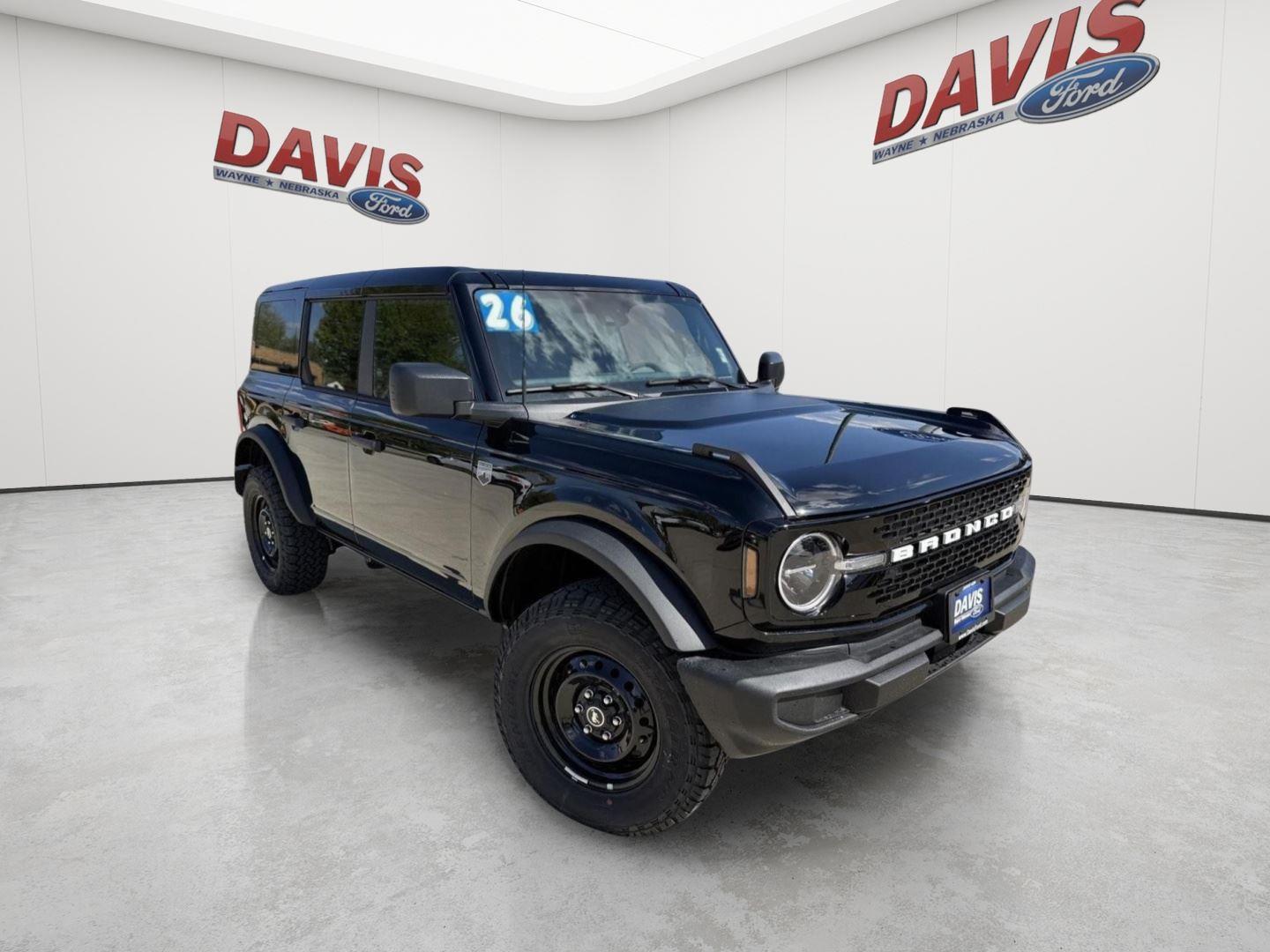 Shadow Black 2026 Ford Bronco SUV / Crossover Four-Wheel Drive 7-Speed Manual
