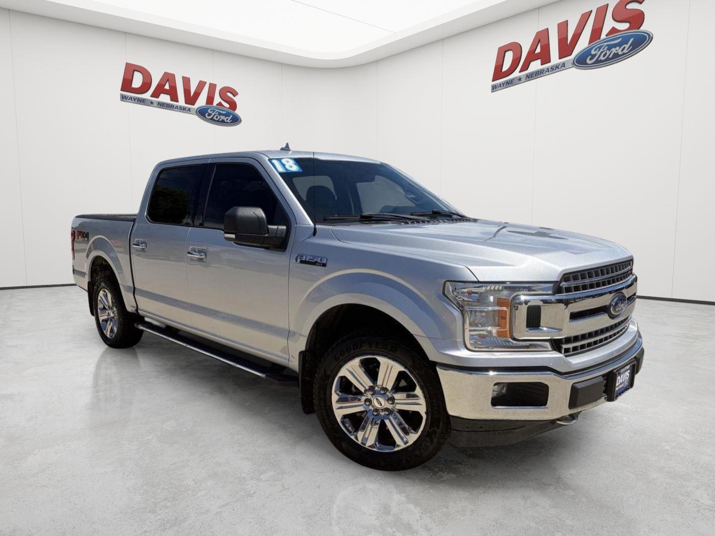 Ingot Silver 2018 Ford F-150 Pickup Truck Four-Wheel Drive Automatic