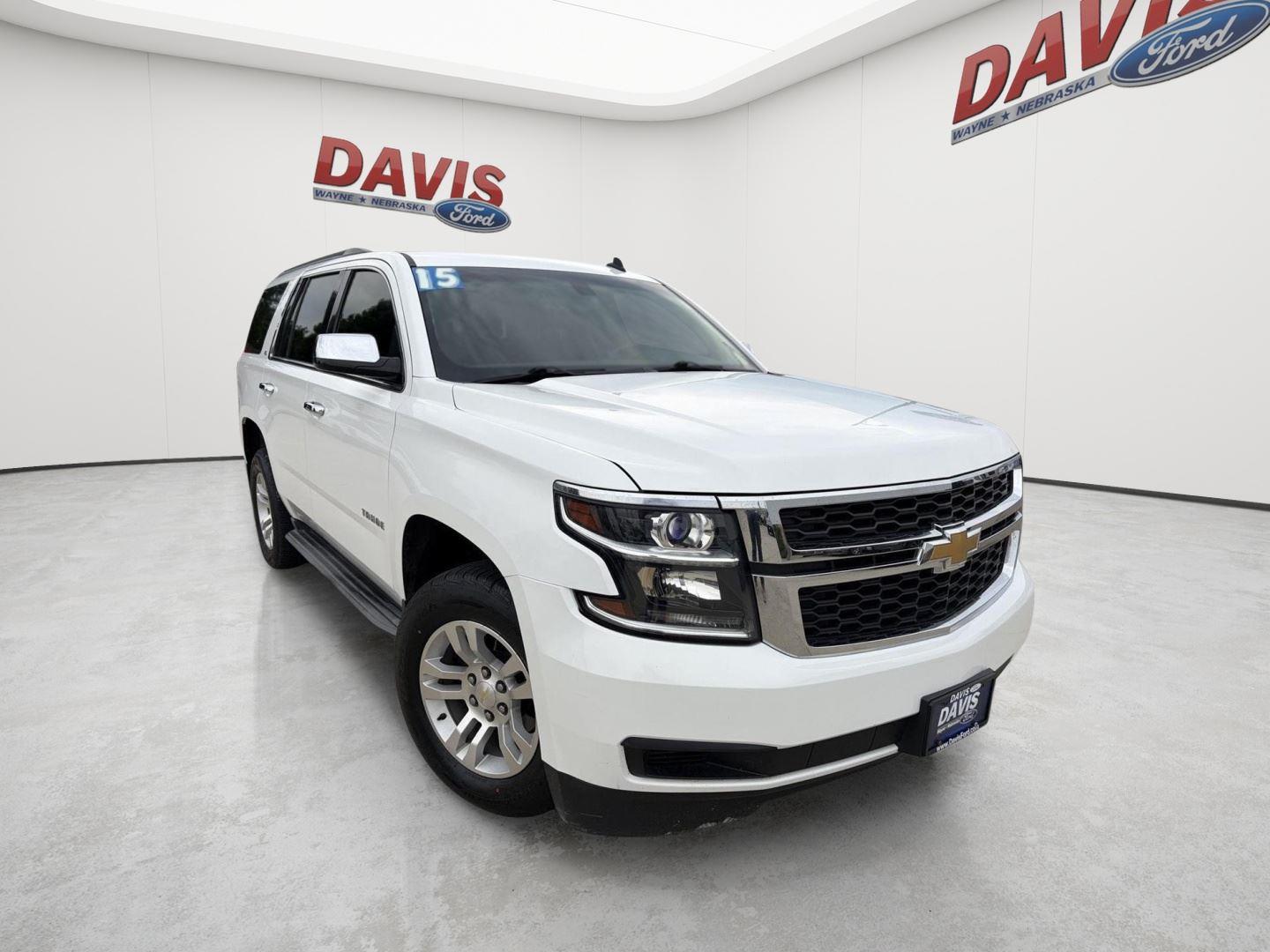 Summit White 2015 Chevrolet Tahoe SUV / Crossover Four-Wheel Drive 6-Speed Automatic